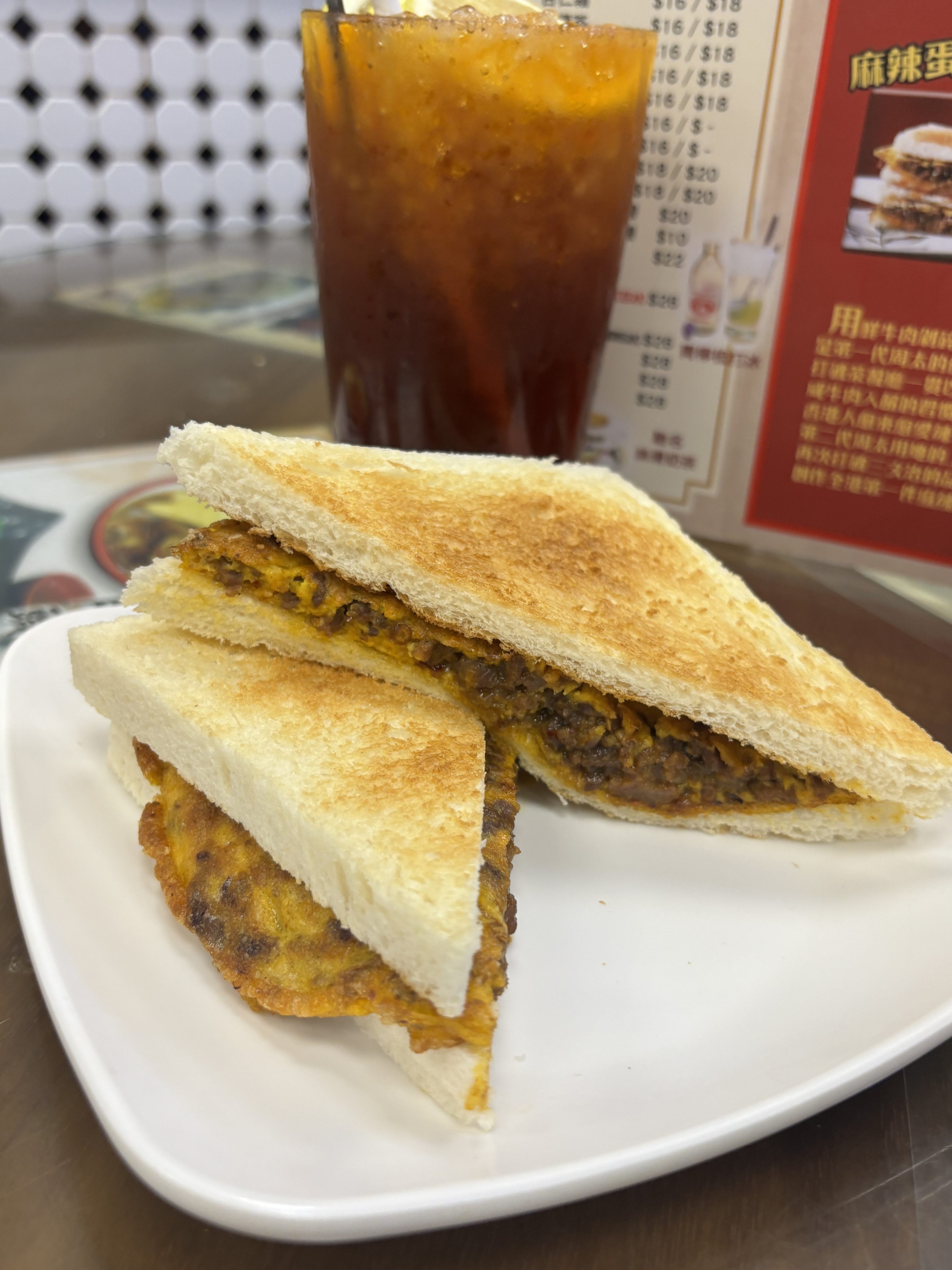 Sun Hang Yuen’s beef and egg sandwiches use fresh meat rather than canned corned beef. Photo: Sun Hang Yuen