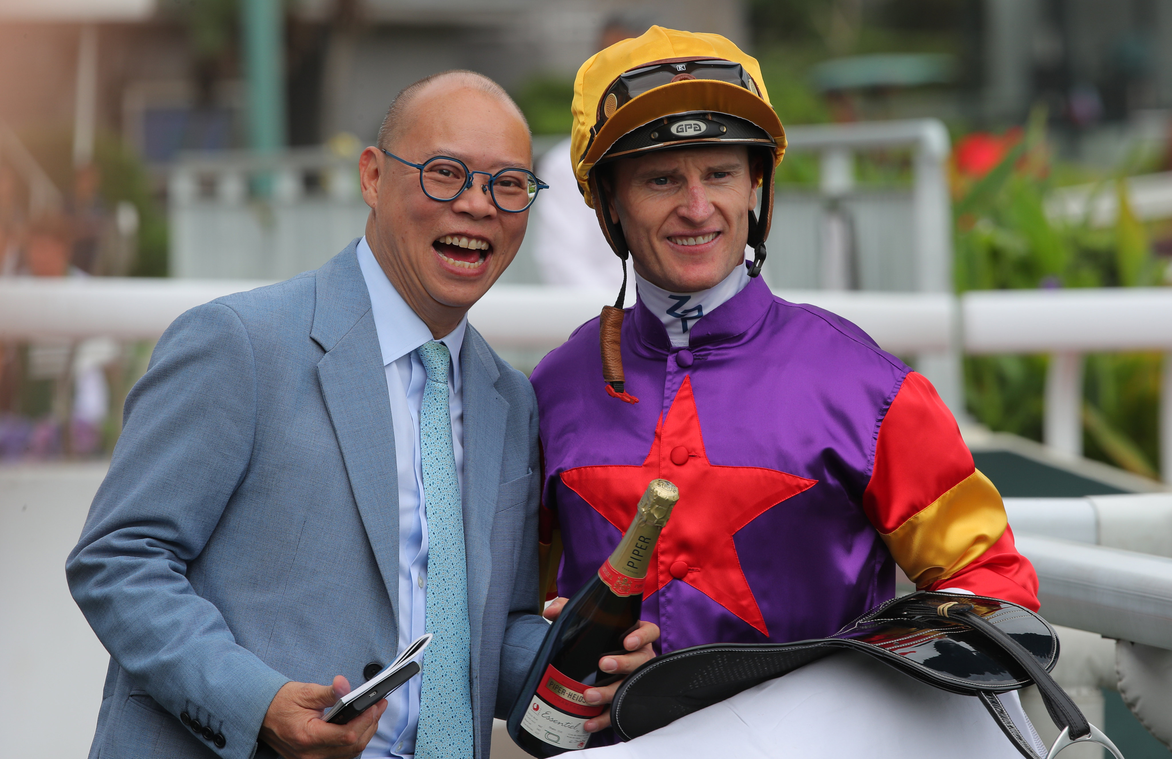 Trainer Chris So and jockey Zac Purton will team up with Pakistan Legacy and With A Smile at Sha Tin on Sunday. Photos: Kenneth Chan