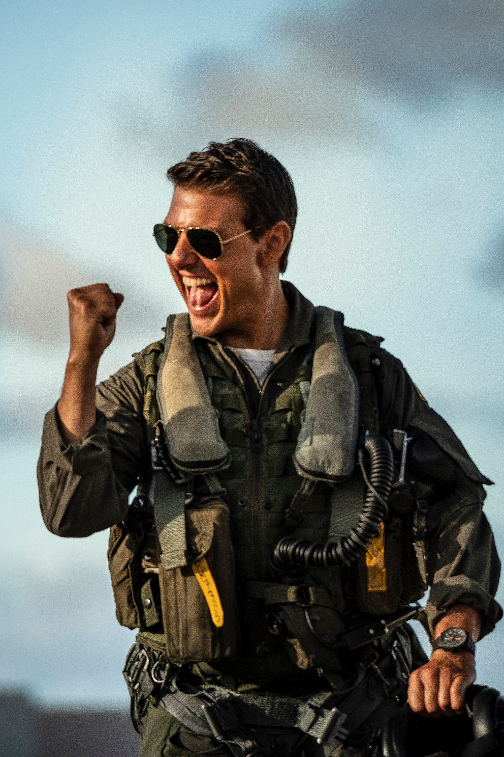 Tom Cruise wore Ray-Ban Aviator sunglasses in the 1986 film Top Gun and its 2022 sequel, Top Gun: Maverick, showing how the classic look has lost none of its appeal over the decades. Photo: TNS