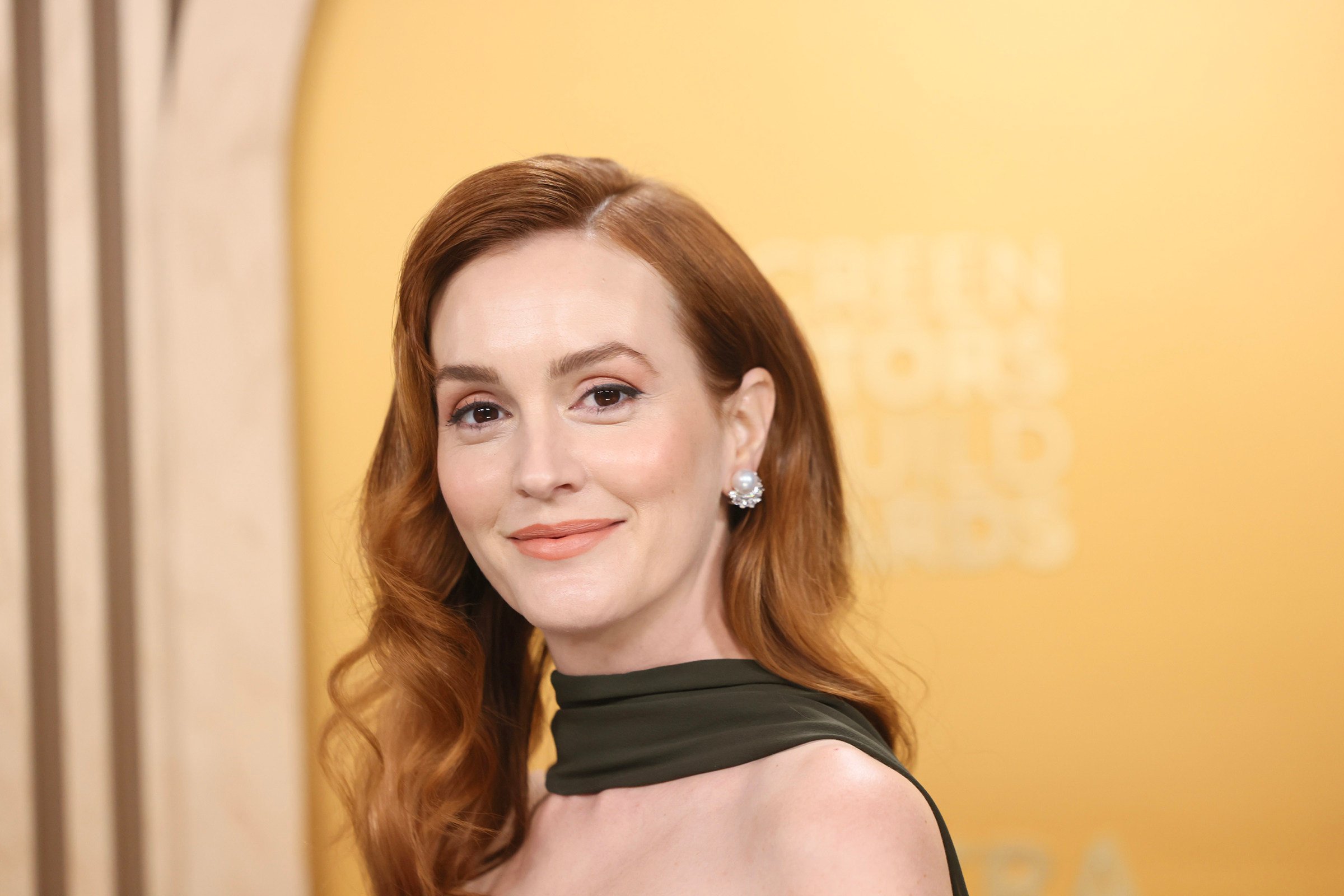 Leighton Meester at the 31st annual Screen Actors Guild Awards on February 23, 2025. She reflects on her fame, family and roles in shows like Gossip Girl. Photo: TNS