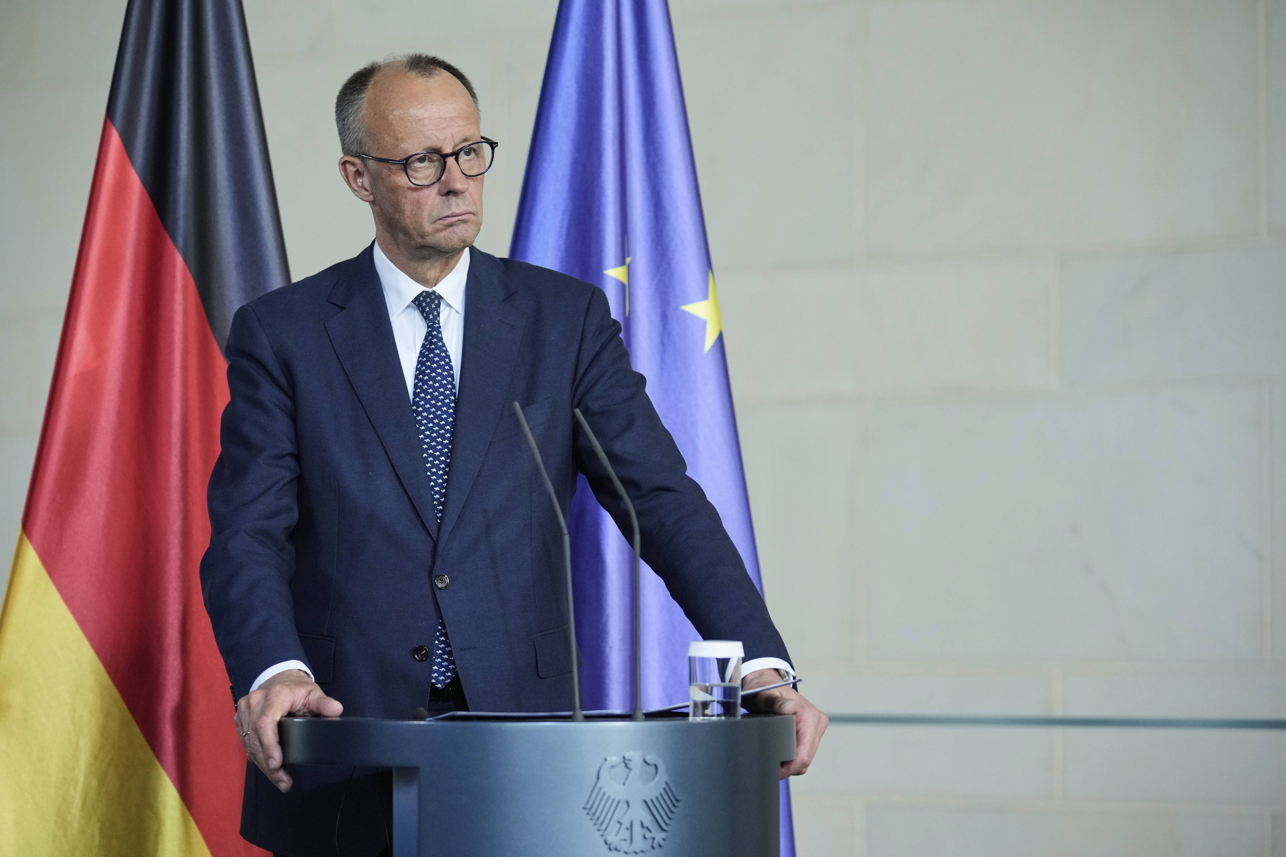 Chancellor Friedrich Merz told the Bundestag on Wednesday that Germany’s ties with China were being “shaped by systemic rivalry and power politics”. Photo: AP