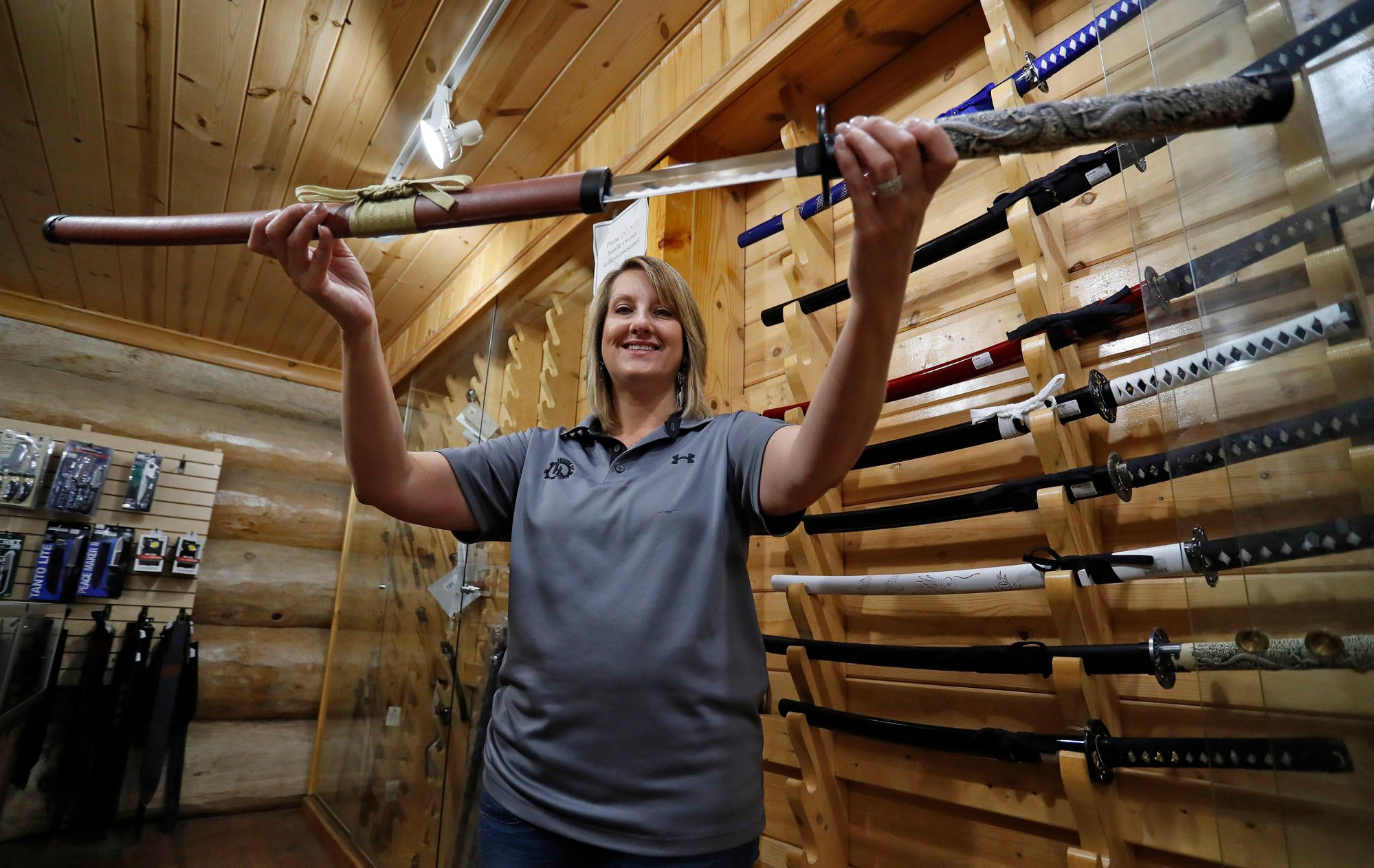 Ninja swords on display at the House of Blades in Fort Worth, Texas. Photo: MCT Ninja swords on display at the House of Blades in Fort Worth, Texas. Photo: MCT