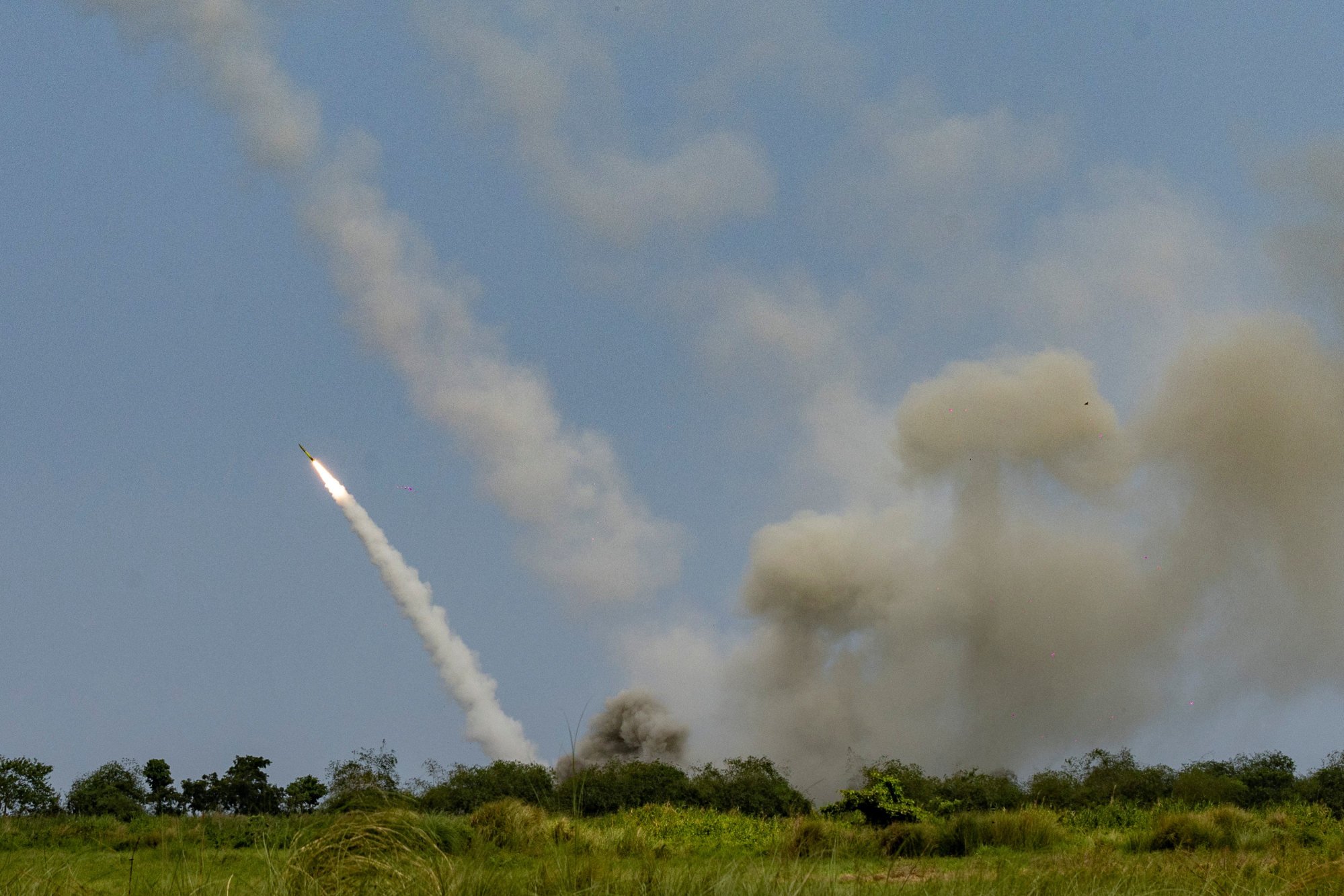 A Himars system is test-fired during the US-Philippines Balikatan military drills in 2023. Photo: Reuters A Himars system is test-fired during the US-Philippines Balikatan military drills in 2023. Photo: Reuters
