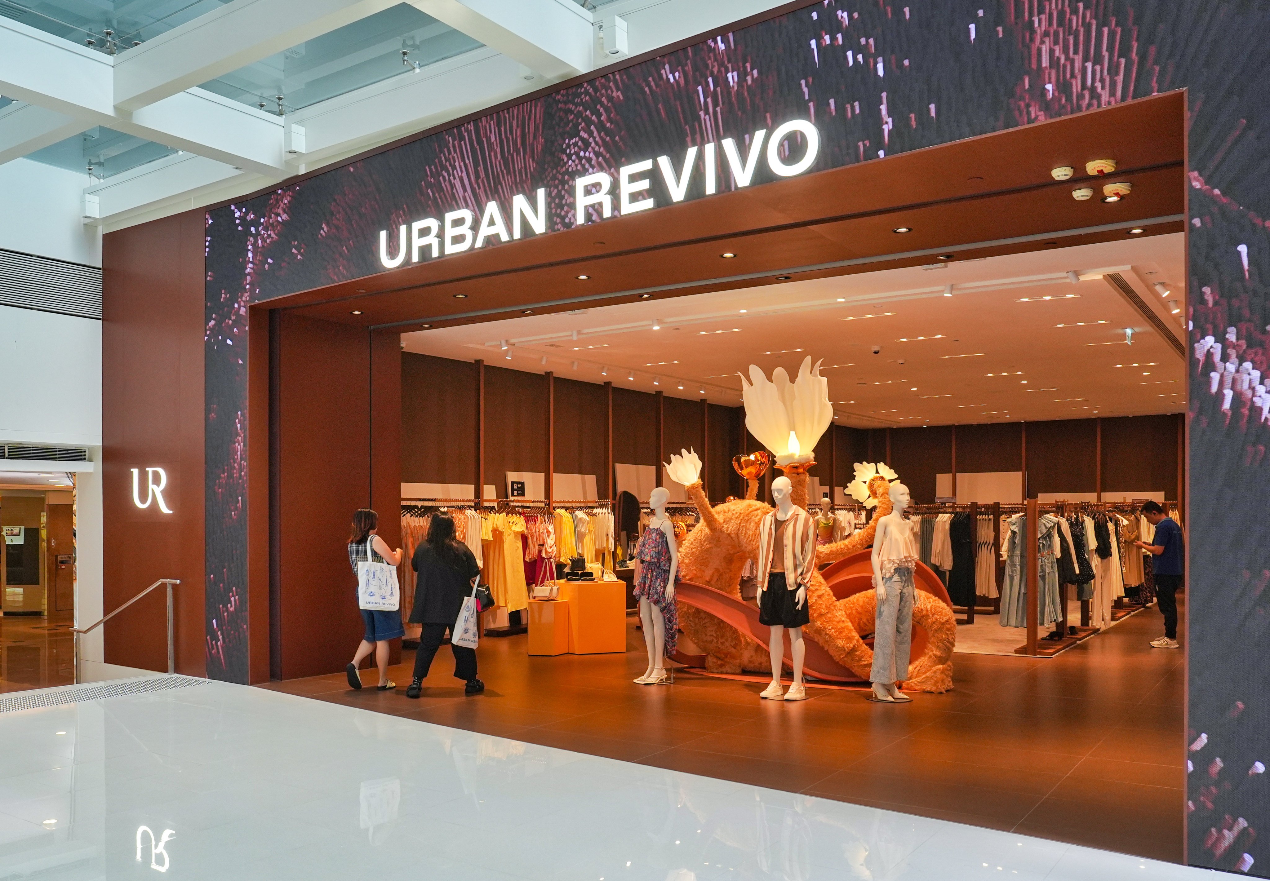 Urban Revivo’s first store in Hong Kong at Harbour City. Photo: Elson Li
