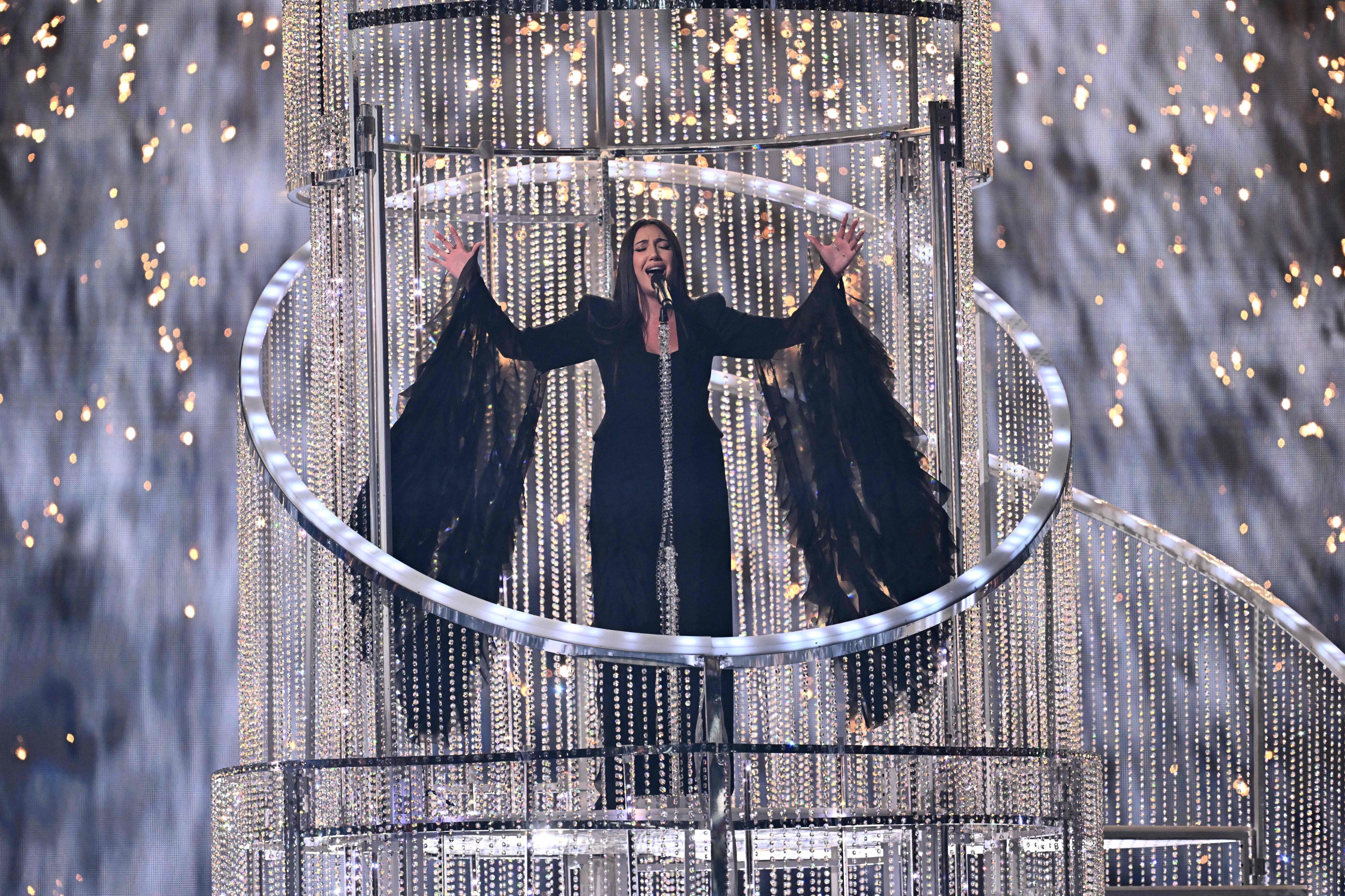 Singer Yuval Raphael. Israel has competed in Eurovision for more than 50 years and won four times. Photo: AFP