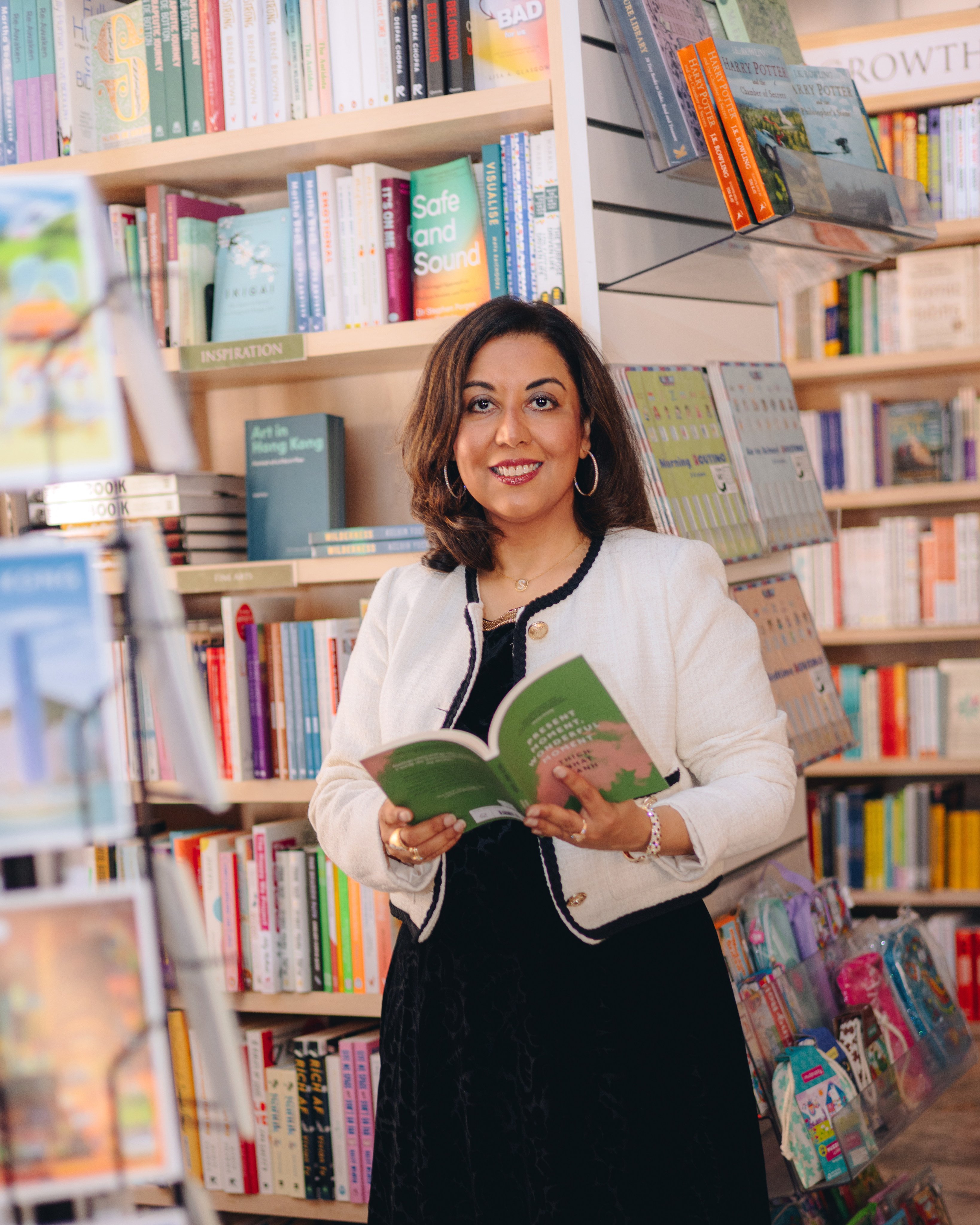 Shonee Mirchandani, at Bookazine Social, in Tai Kwun. Photo: Jocelyn Tam