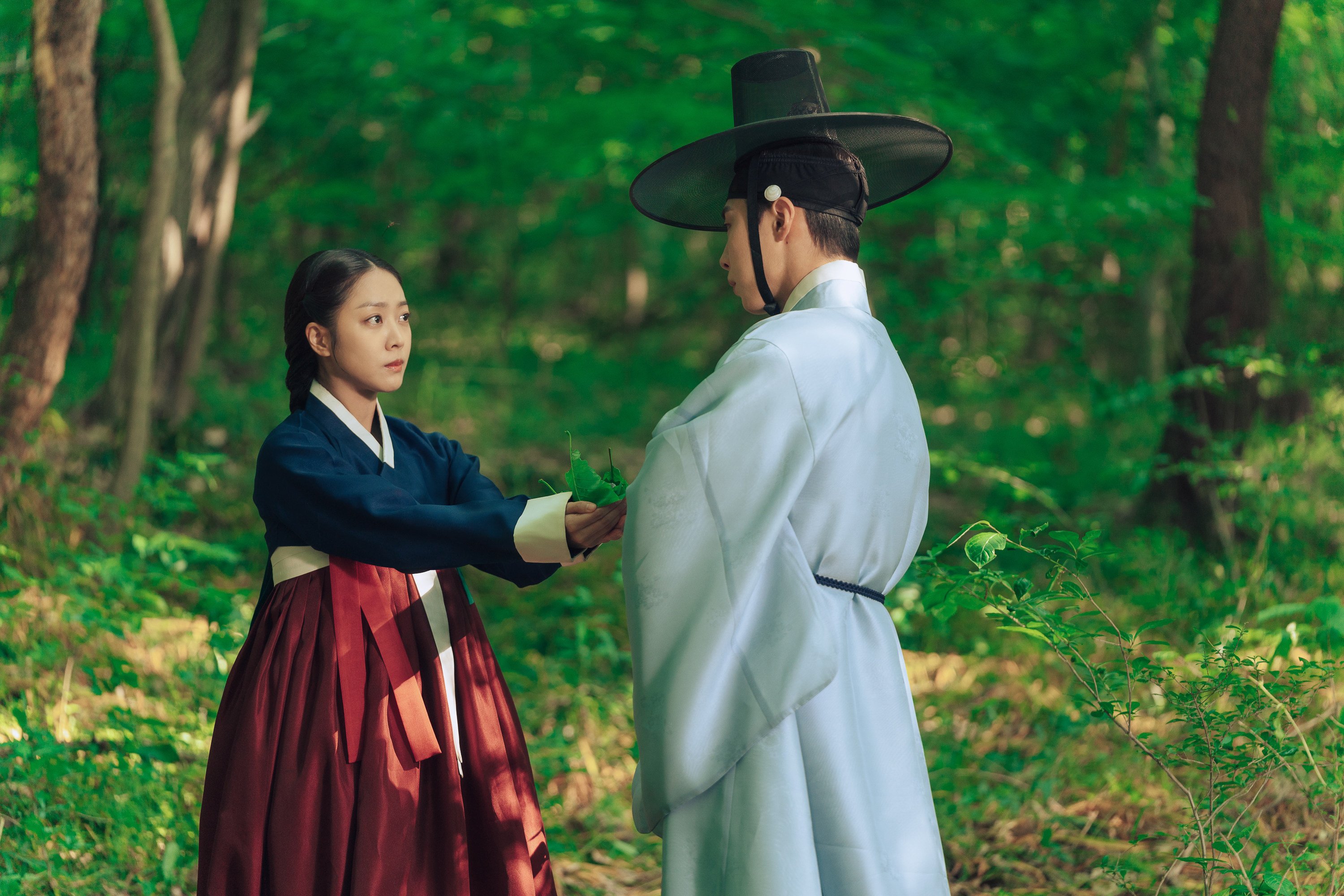 Jo Bo-ah (left) and Lee Jae-wook in a still from Dear Hongrang. Photo: Netflix