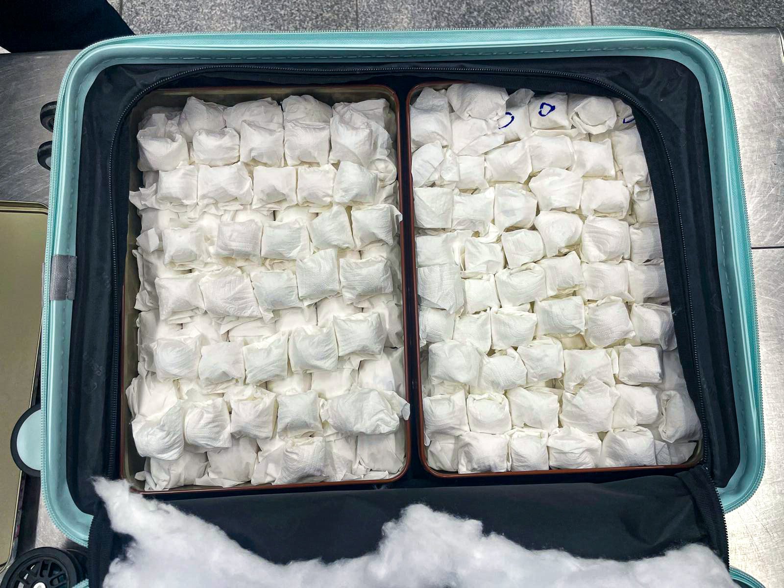The eggs were seized at the airport at customs clearance.  Photo: ISD