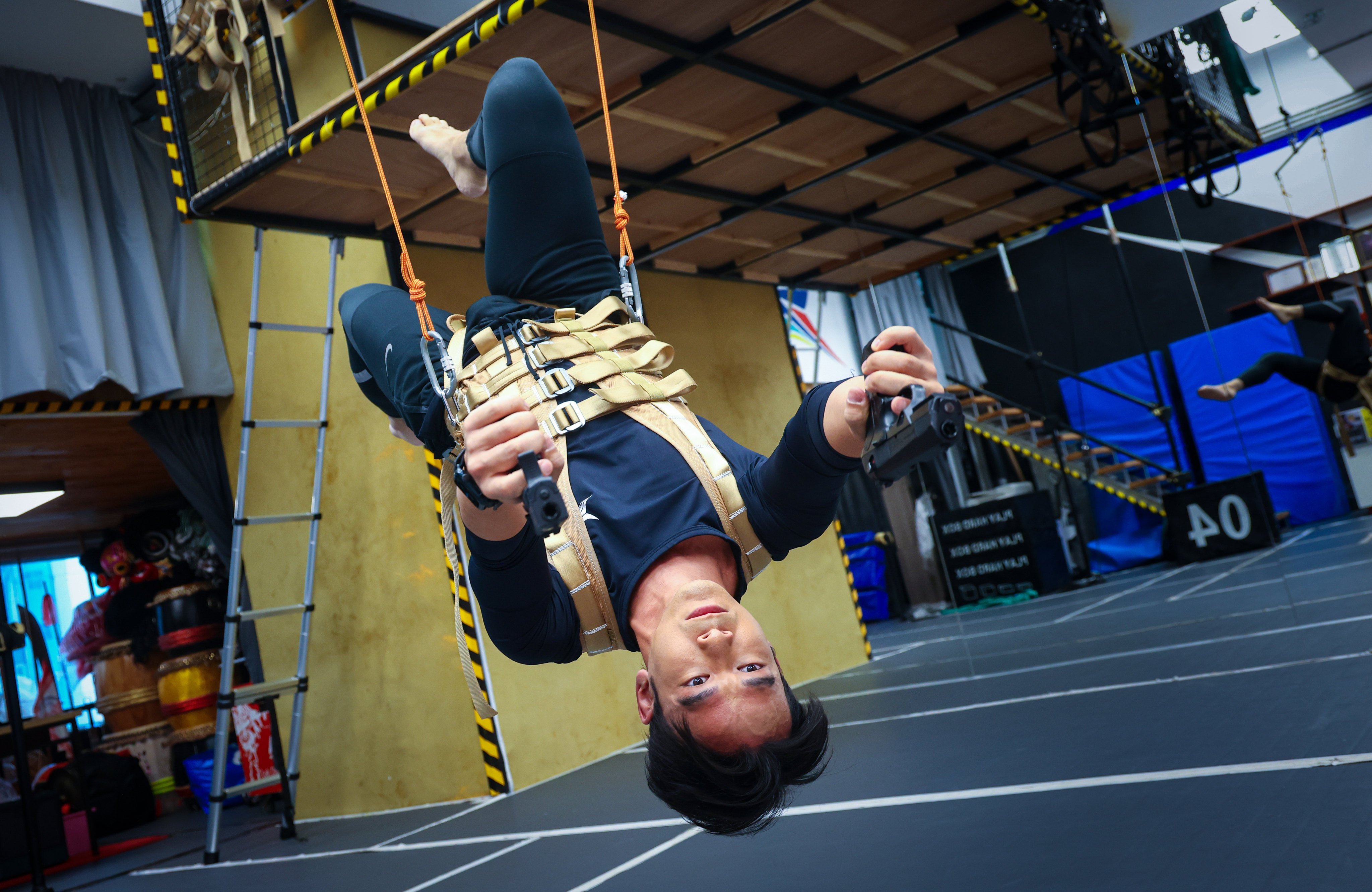 Andrew Pong, founder and director of the New Era Martial Club, wants to nurture Hong Kong’s next generation of stunt performers. Photo: Dickson Lee