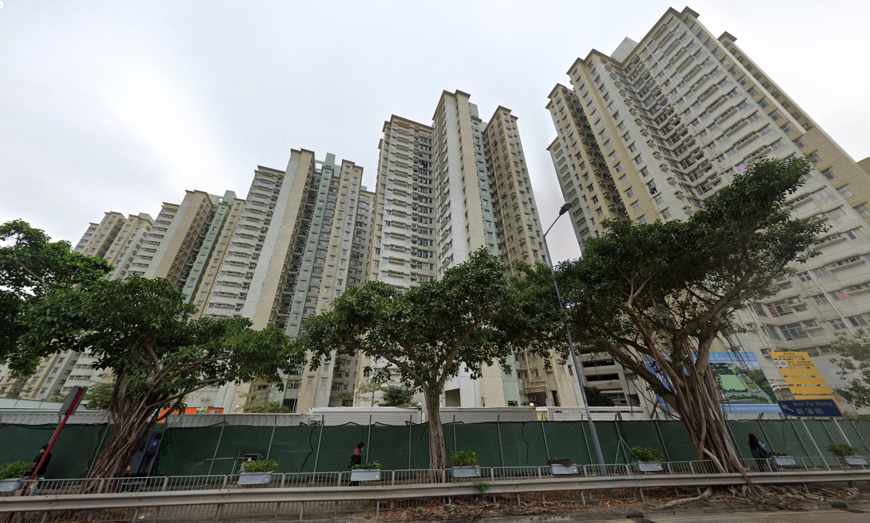 Officers attended the home at Rhythm Garden, located in the San Po Kong area of Wong Tai Sin district, after receiving a call from the woman’s brother at 8.16pm on Saturday. Photo: Google Maps