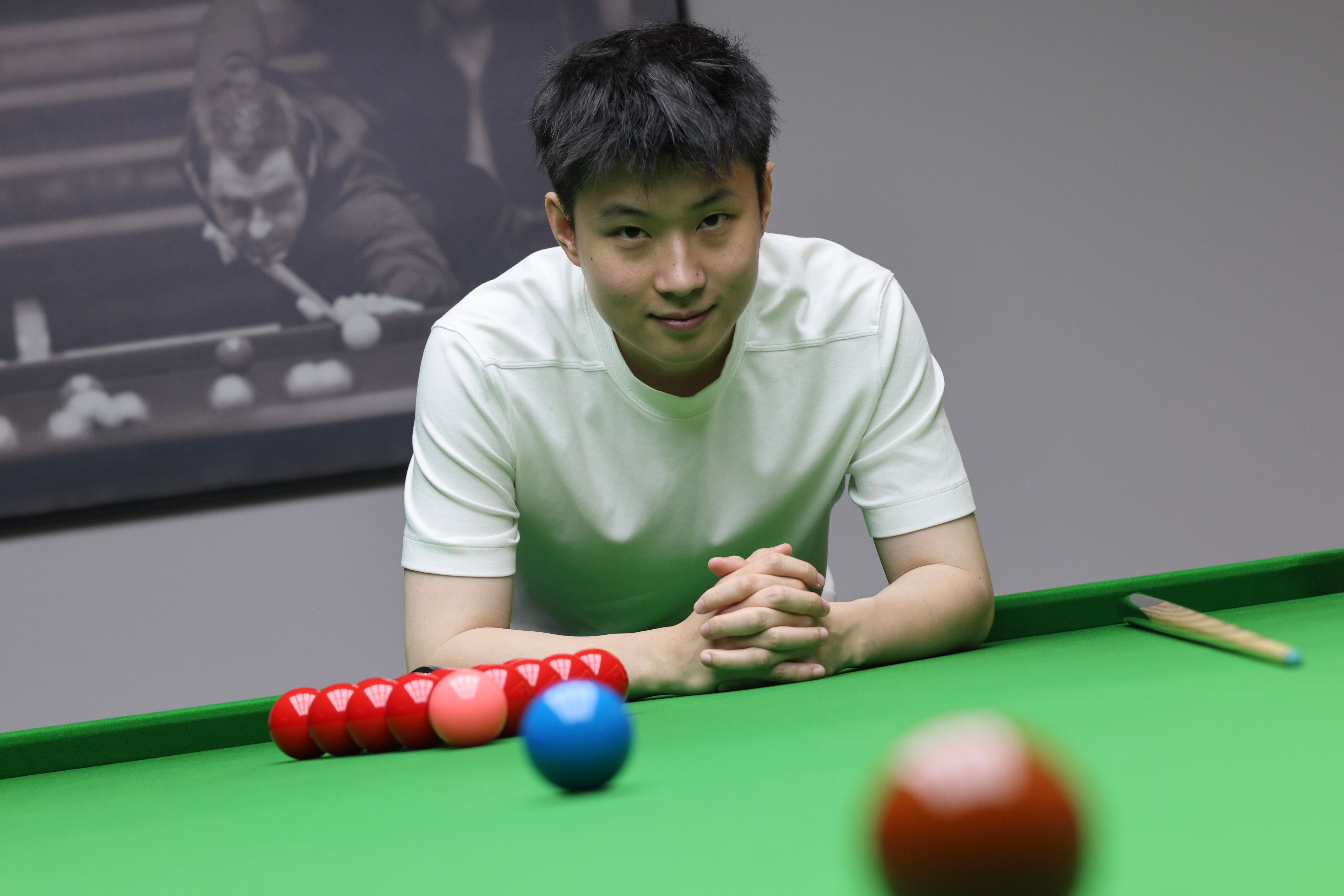 Zhao Xintong, China’s first world snooker champion. Photo: Jelly Tse