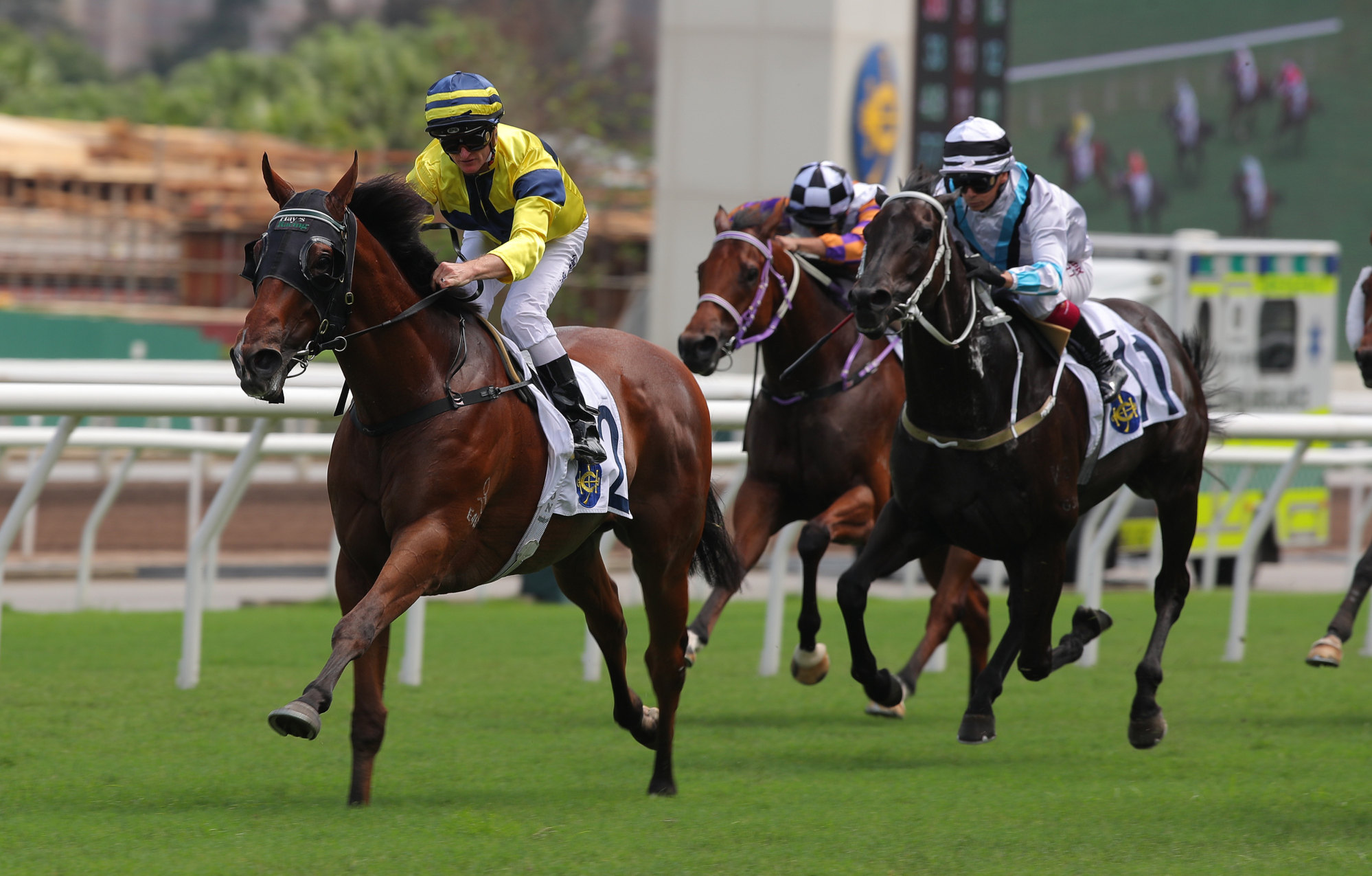 Oriental Smoke scores under Zac Purton. Oriental Smoke scores under Zac Purton.