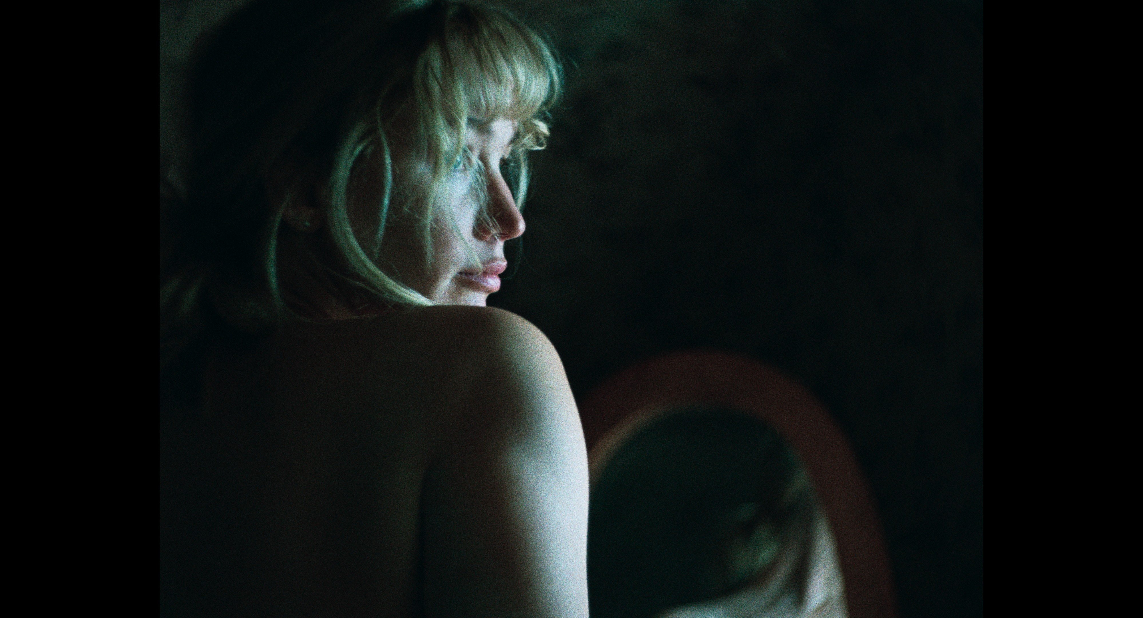 Jennifer Lawrence as Grace in a still from Die, My Love, directed by Lynne Ramsay. Robert Pattinson co-stars. Photo: Handout