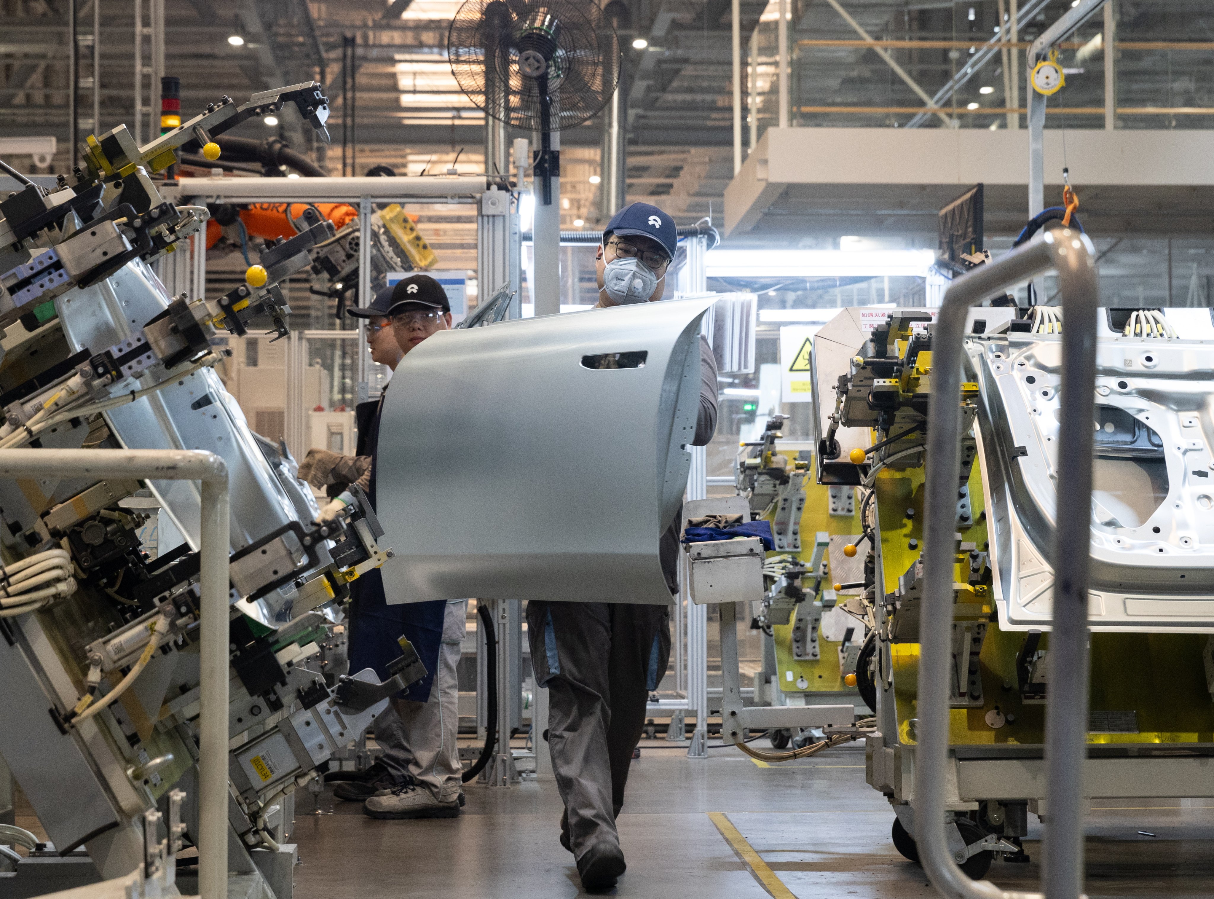 Beijing said imports were damaging its domestic industries. 
Photo: EPA-EFE