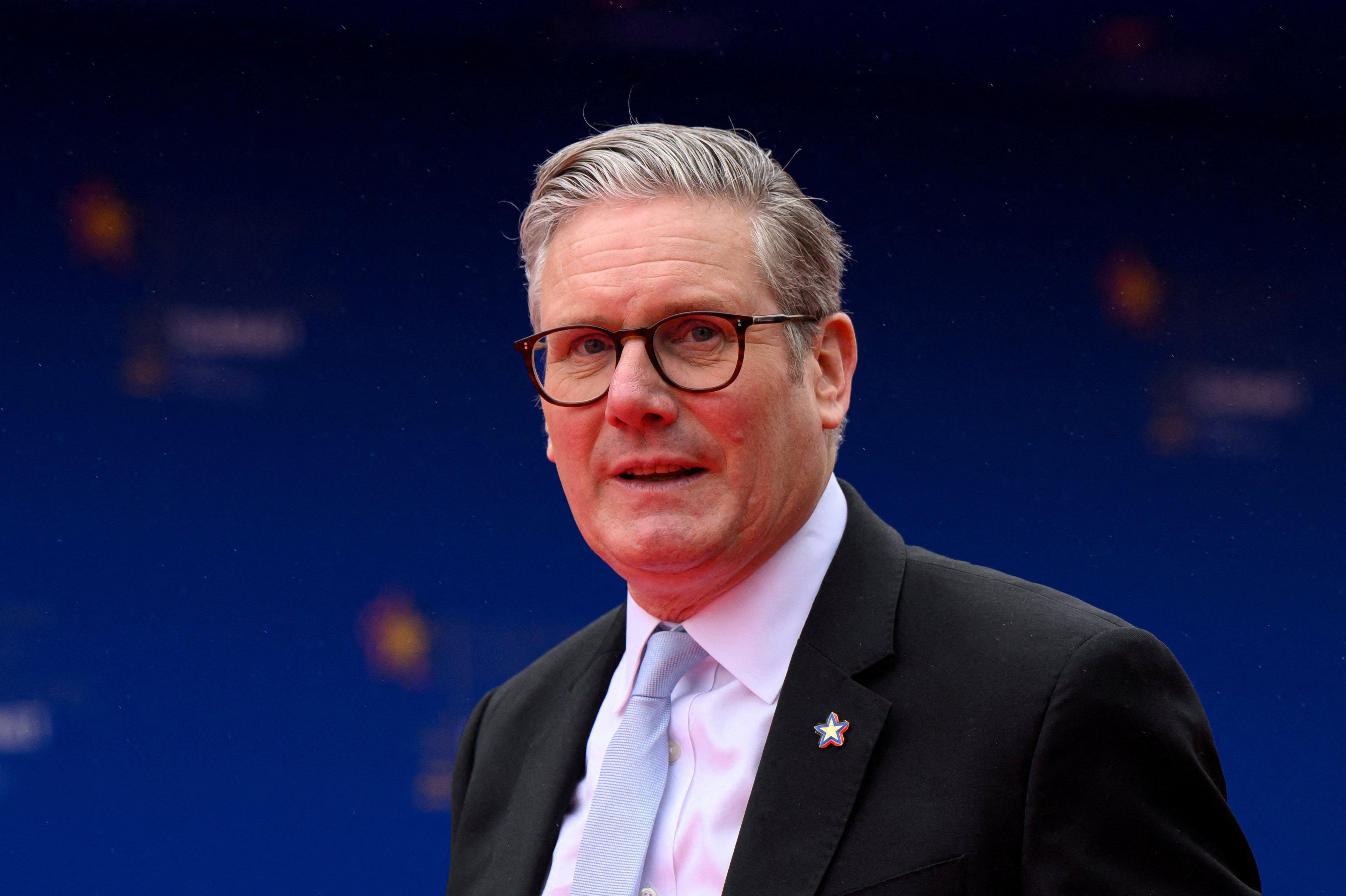 British Prime Minister Keir Starmer arrives at the 6th European Political Community summit in Tirana, Albania on May 16. Photo: Reuters