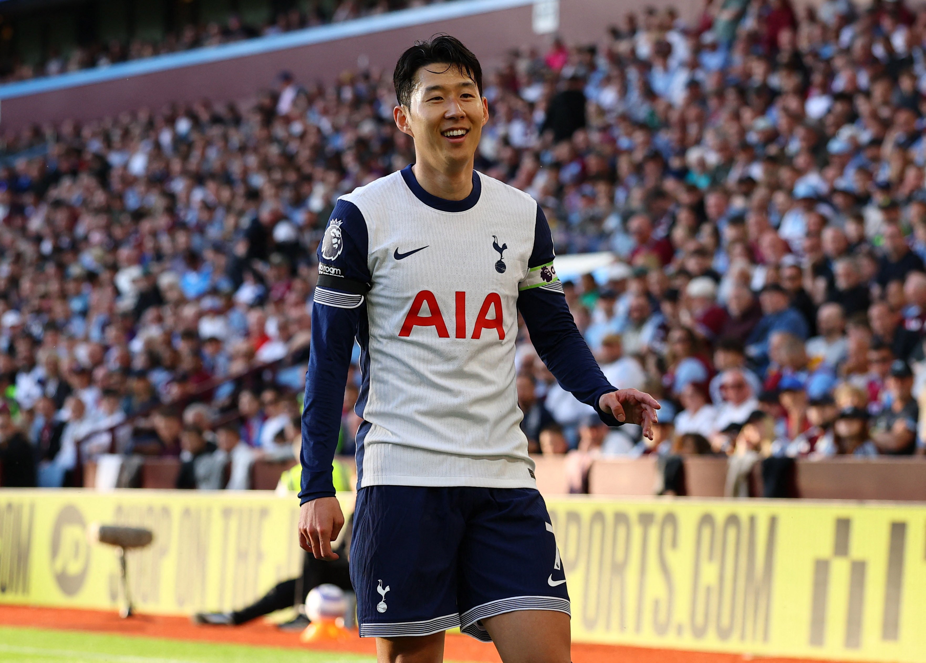 Tottenham captain Son Heung-min will play in his home country this pre-season. Photo: Reuters