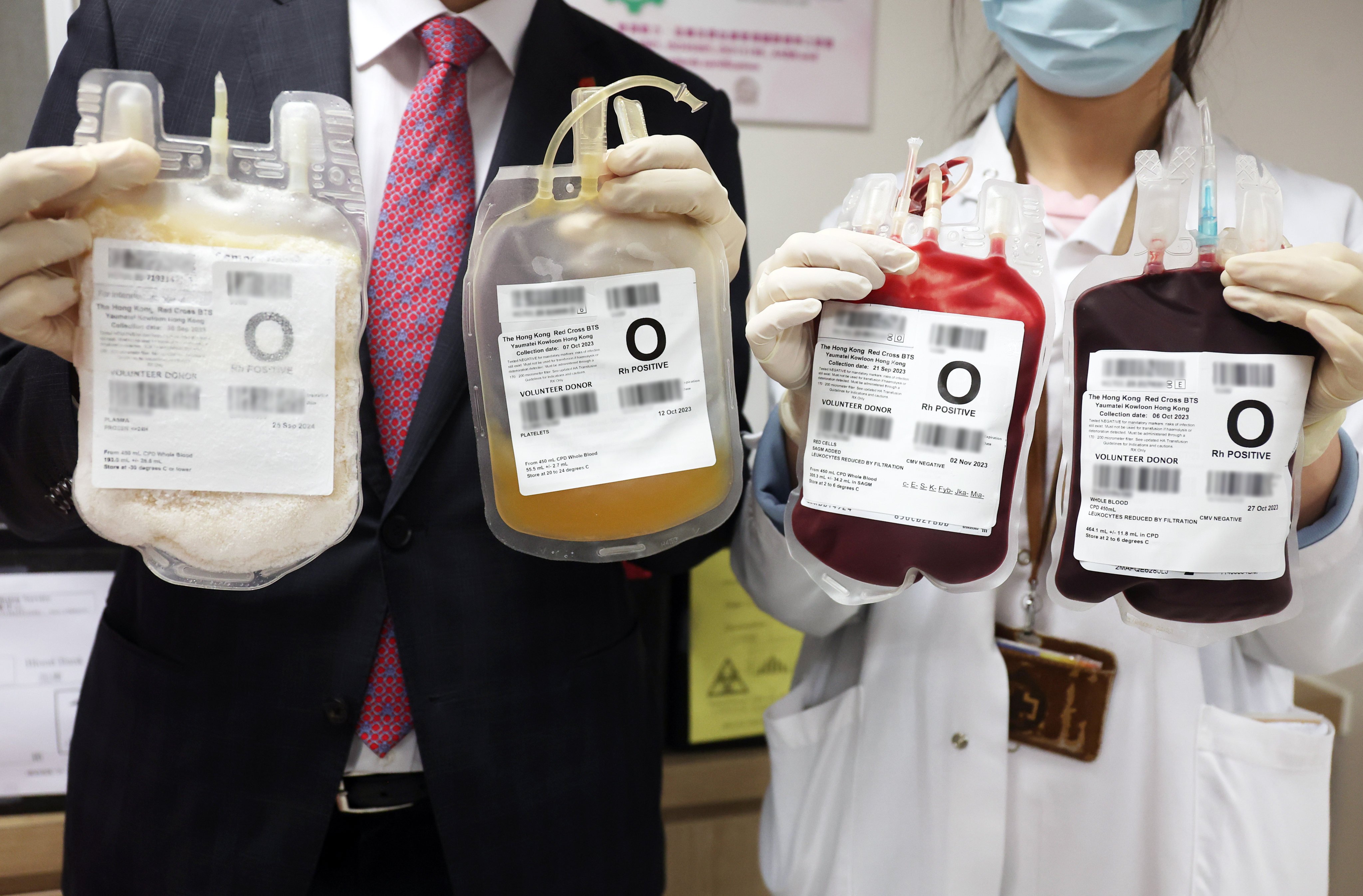 The Hong Kong Red Cross has tightened the haemoglobin requirement for female blood donors. Photo: Edmond So