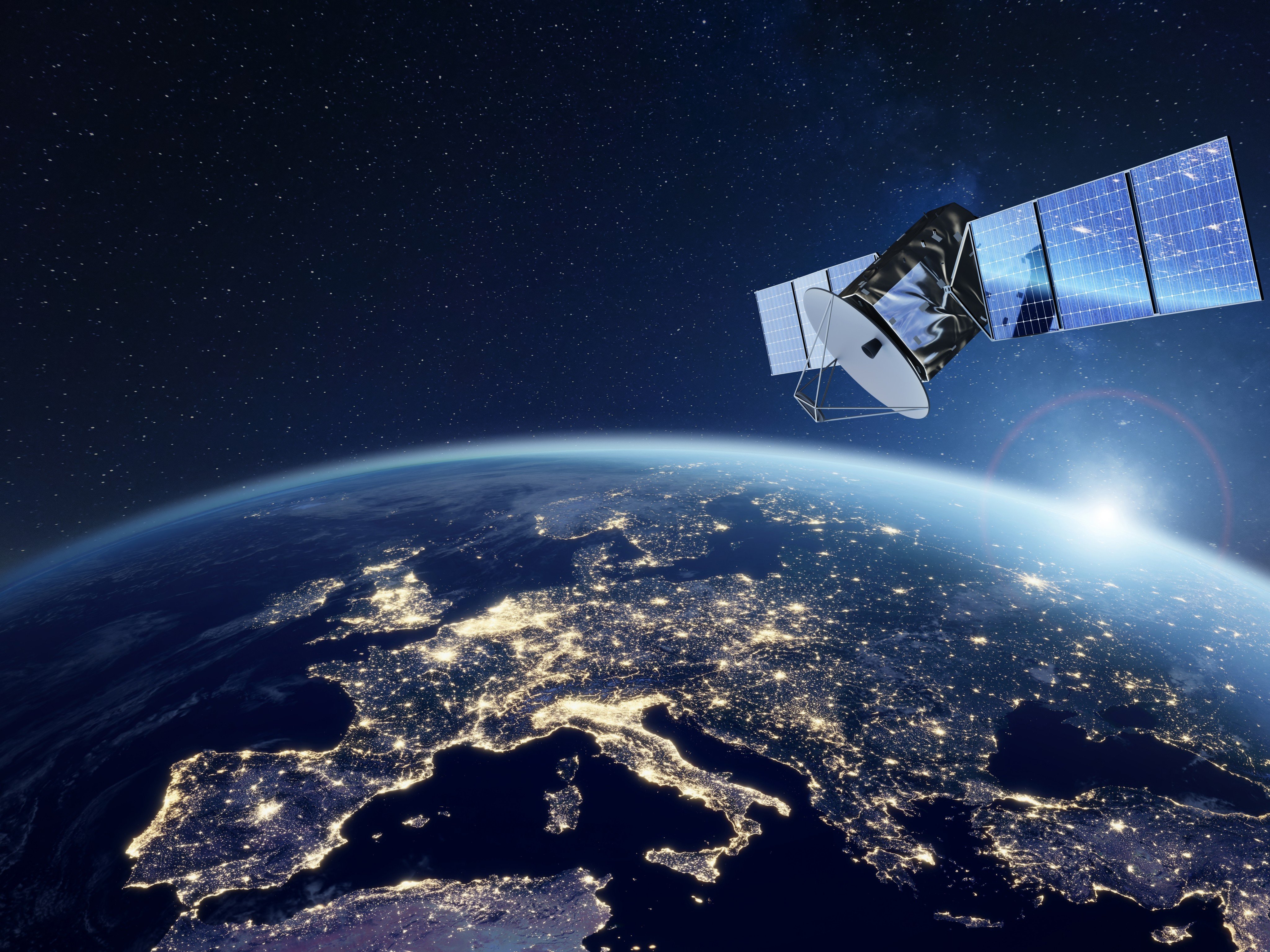 The technology that allowed a satellite-to-smartphone broadband video call using 5G standards could theoretically enable streaming video content directly to phones via satellites, but it faces significant hurdles. Photo: Shutterstock