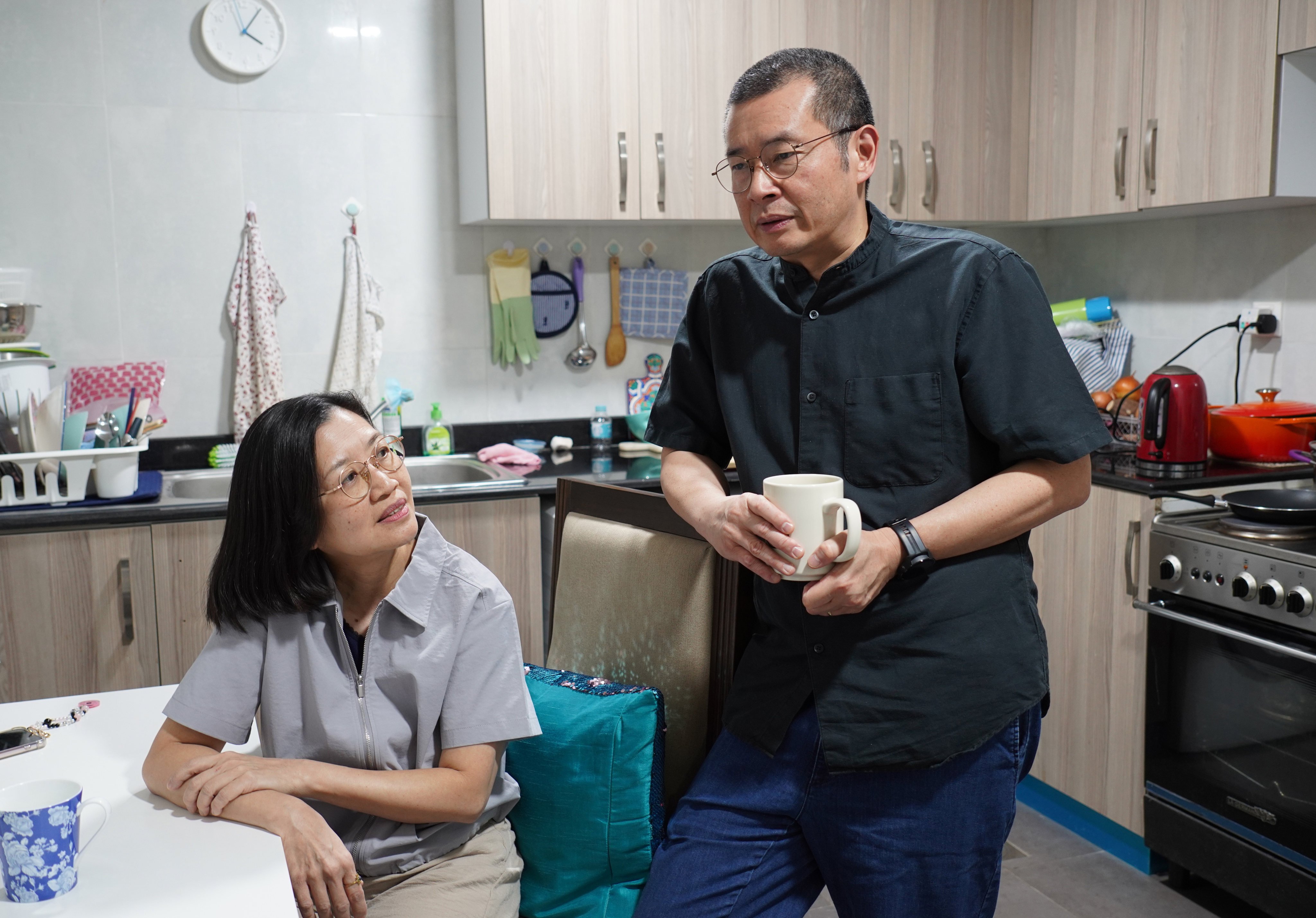 Husband and wife William Soo and Stephanie Kwok, who relocated to Qatar in 2017. Photo: Emily Hung