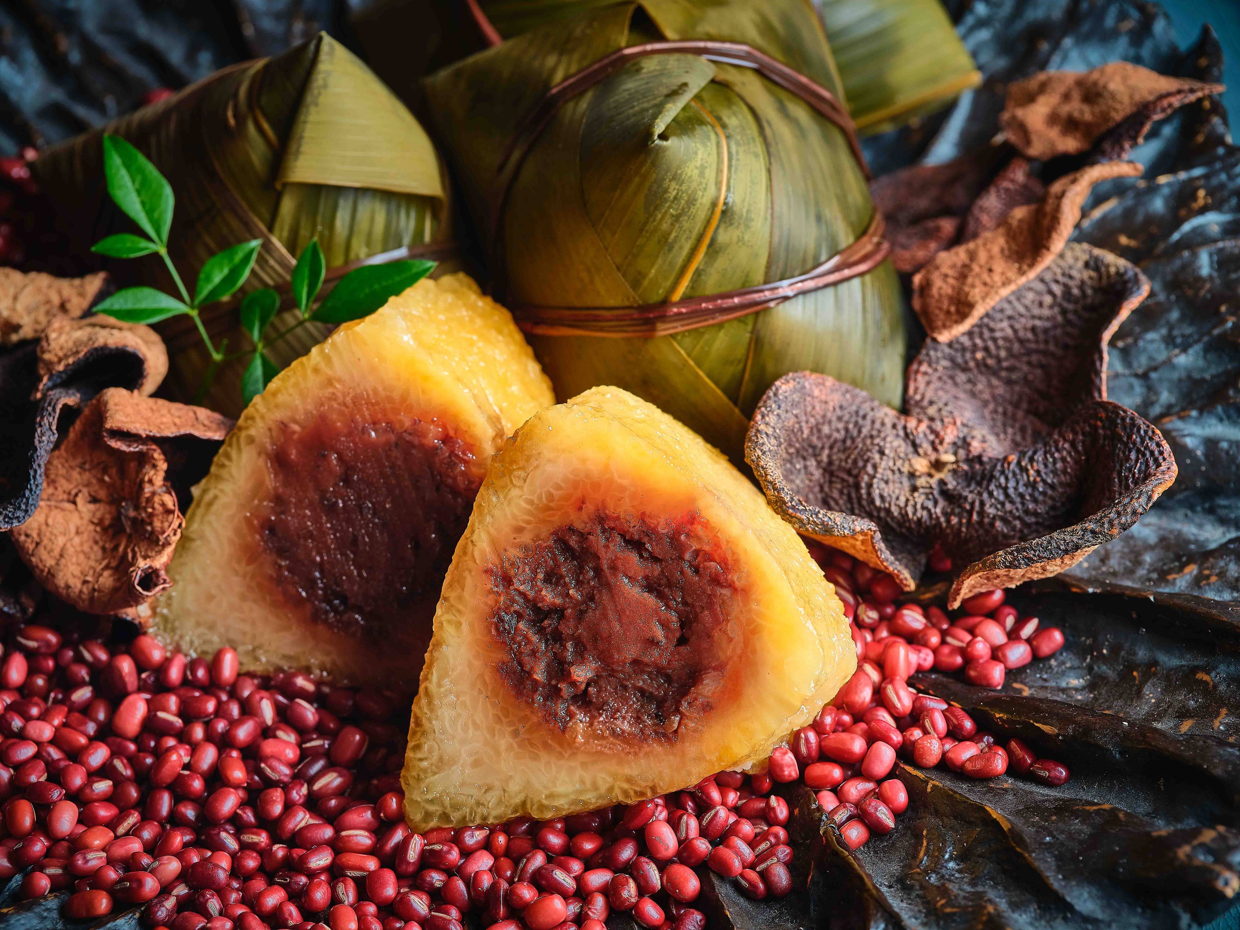 Tangerine peel and red bean sticky rice dumplings at The Legacy House. Photo: The Legacy House