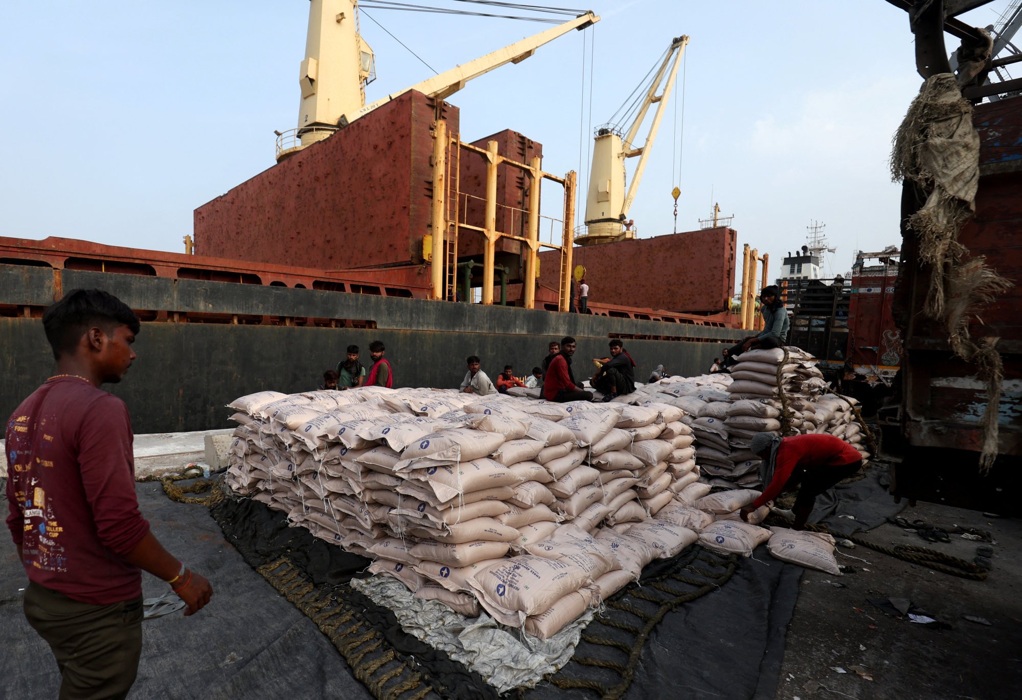 The Deendayal port in Kandla. India is seen by wealth fund managers in a survey as a potential major beneficiary of the US-China trade war. Photo: Reuters The Deendayal port in Kandla. India is seen by wealth fund managers in a survey as a potential major beneficiary of the US-China trade war. Photo: Reuters