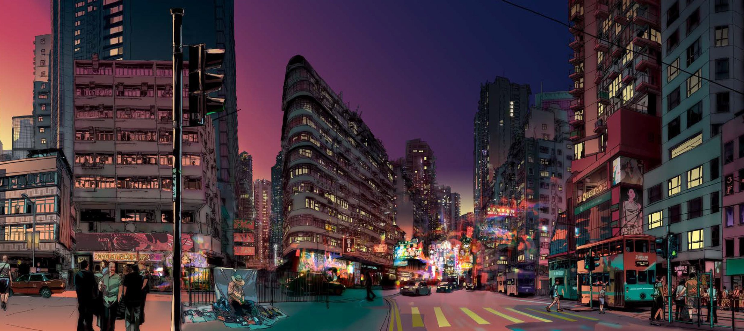 Wan Chai Night by Jonathan Jay Lee. Photo: Handout
