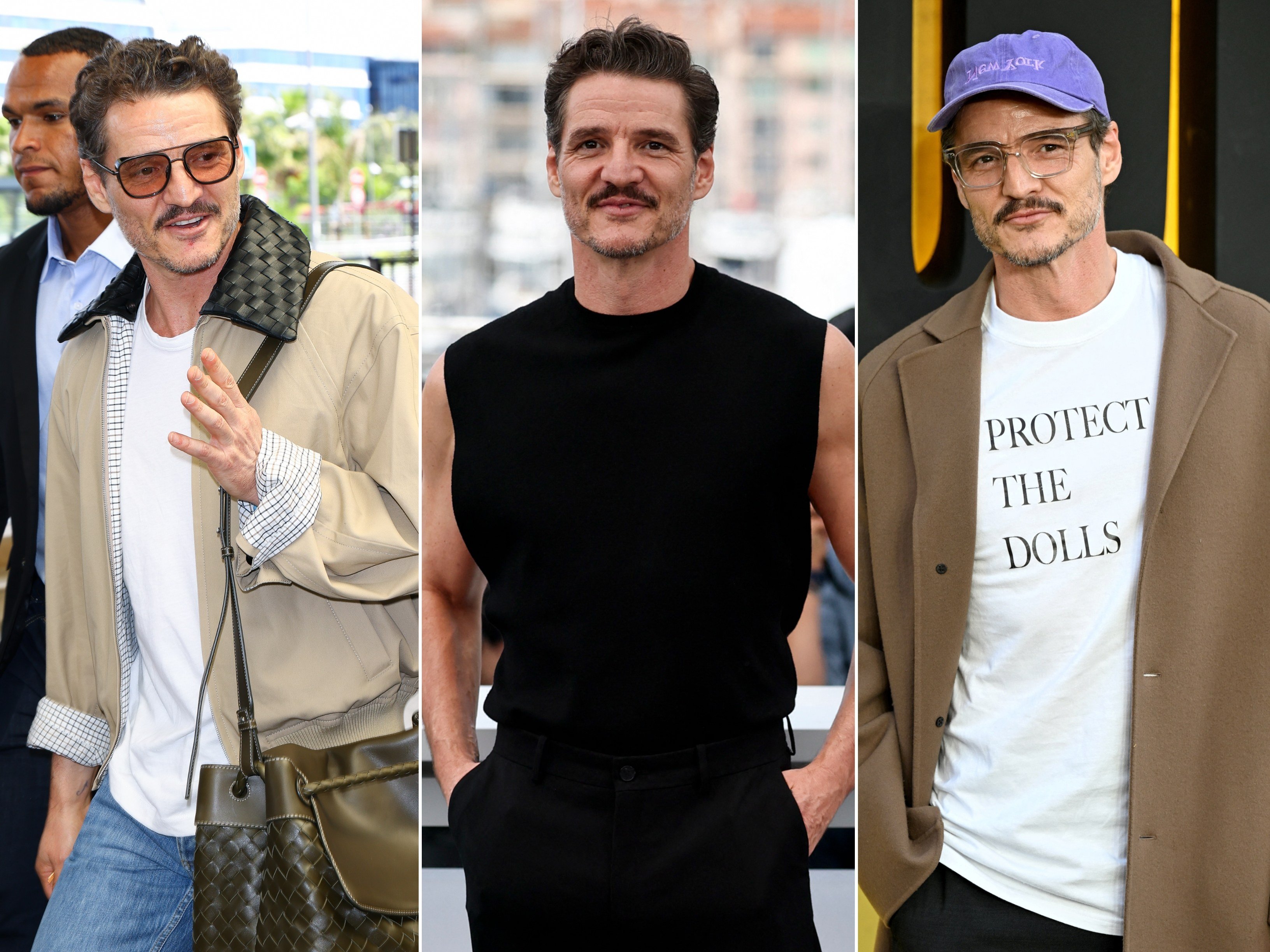 All of Pedro Pascal’s hot looks from Cannes – plus a bonus one. Photos: Getty Images, Reuters