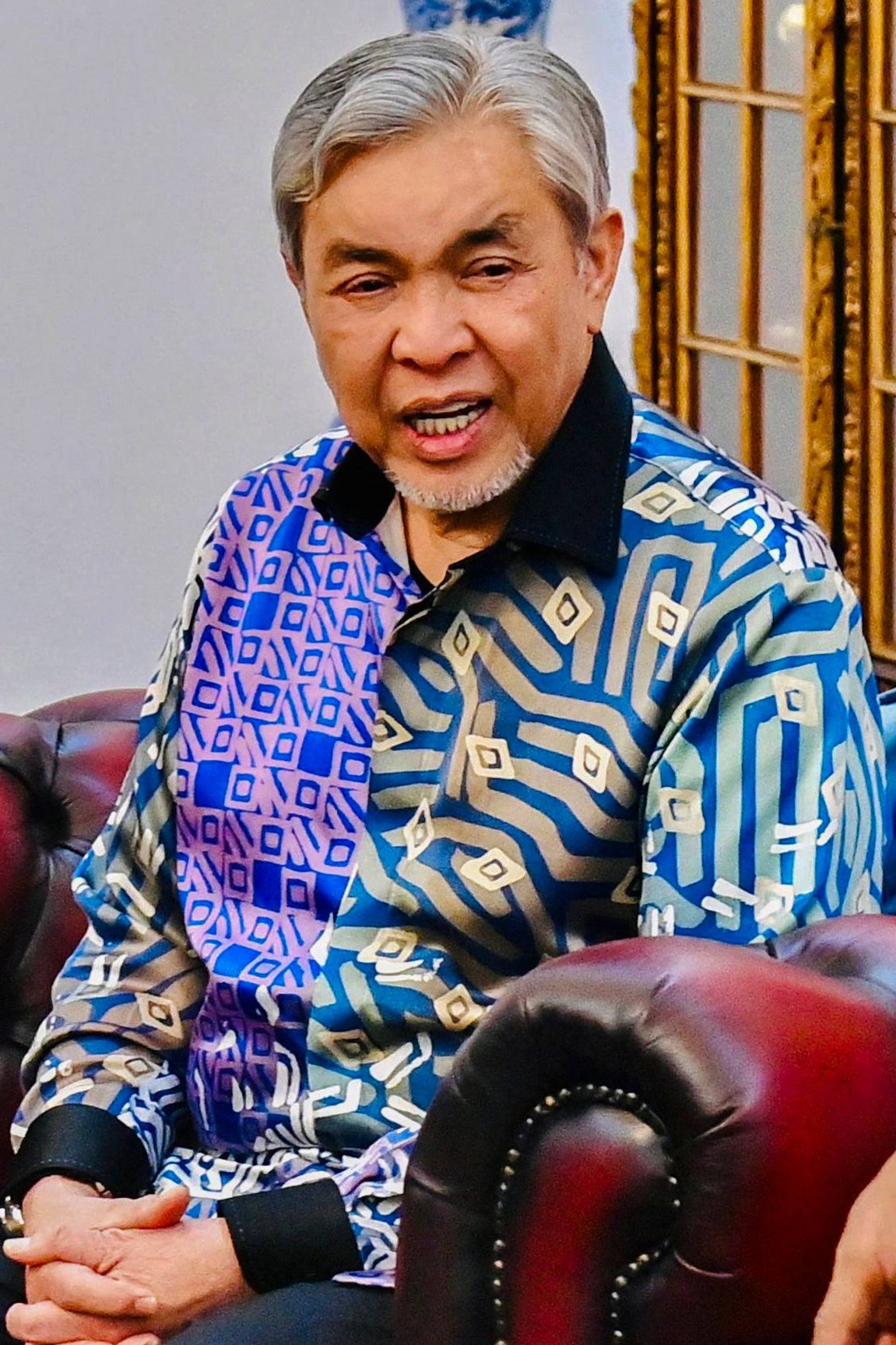 Malaysia’s Deputy Prime Minister Ahmad Zahid Hamidi at a meeting in Jakarta. Photo: Indonesia’s Presidential Palace / AFP Malaysia’s Deputy Prime Minister Ahmad Zahid Hamidi at a meeting in Jakarta. Photo: Indonesia’s Presidential Palace / AFP