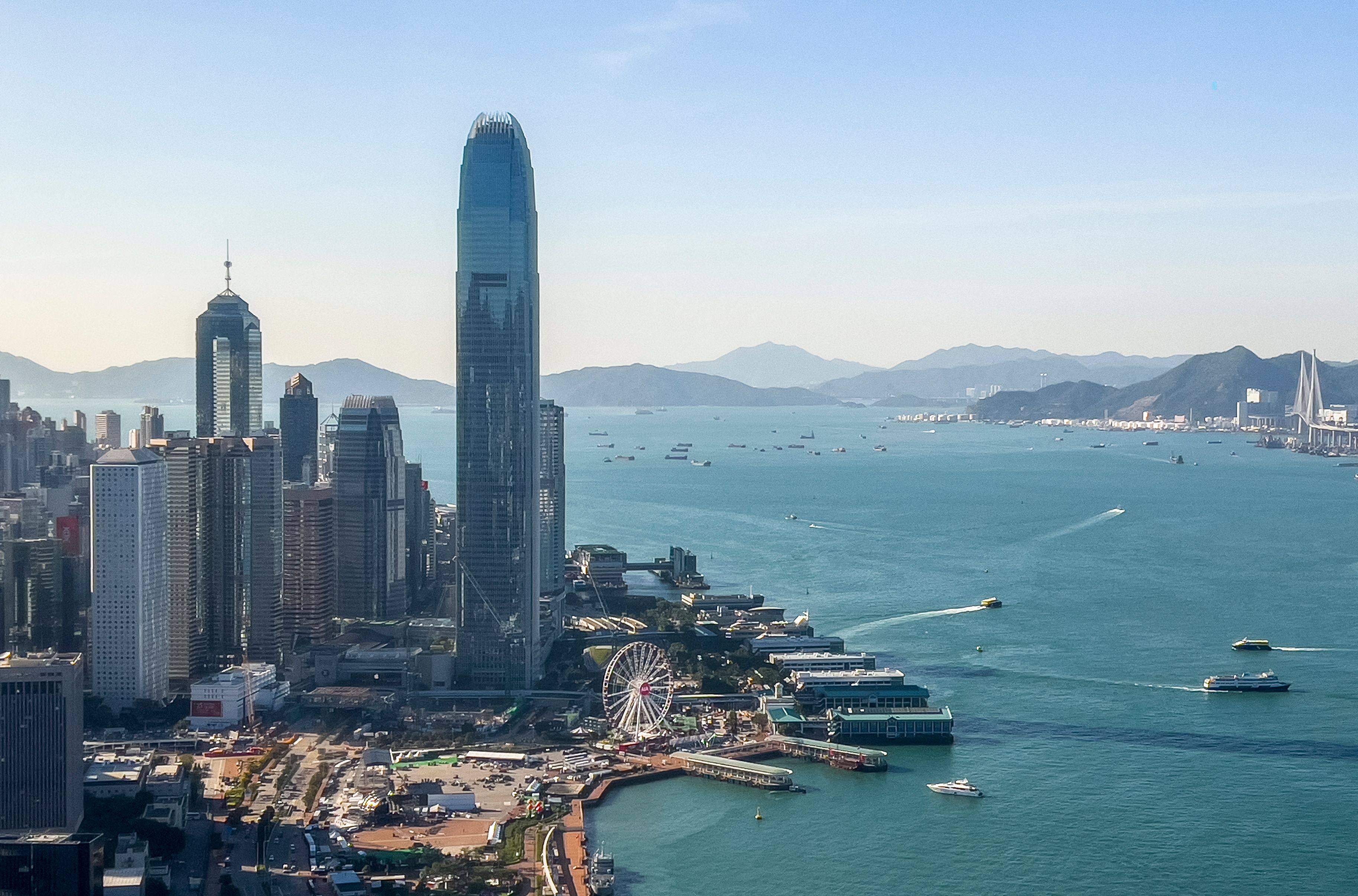 Hong Kong’s central business district and Victoria Harbour, on November 26 last year. While generative AI can help automate workflows and boost productivity, businesses must establish internal guidelines to mitigate catastrophic risks such as leakages of personal data. Photo: AFP
