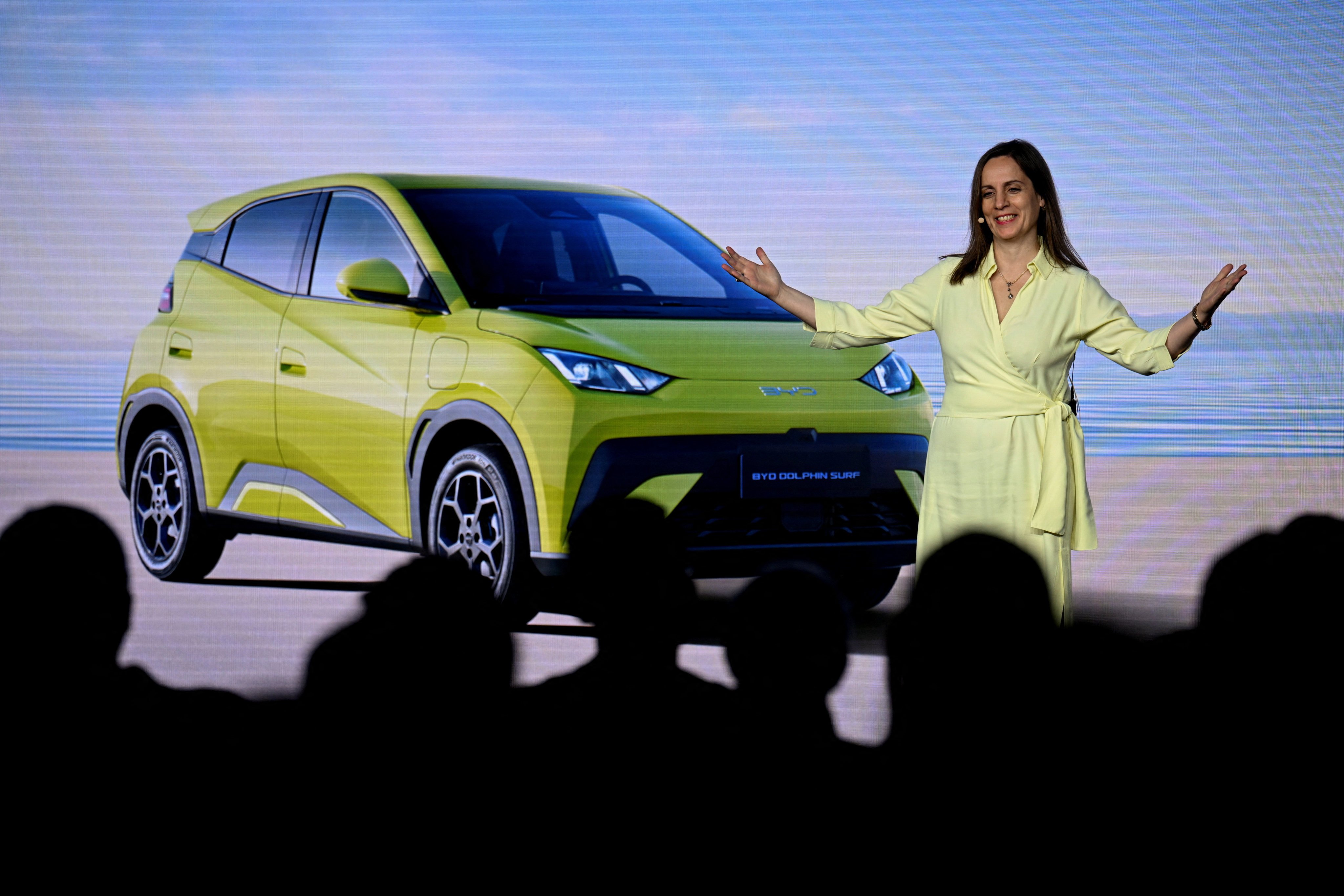 BYD Europe unveils its new Dolphin Surf electric car in Berlin in May. Europe’s anti-subsidy case against Chinese-made electric vehicles has become a major issue affecting ties between the two powers. Photo: Reuters