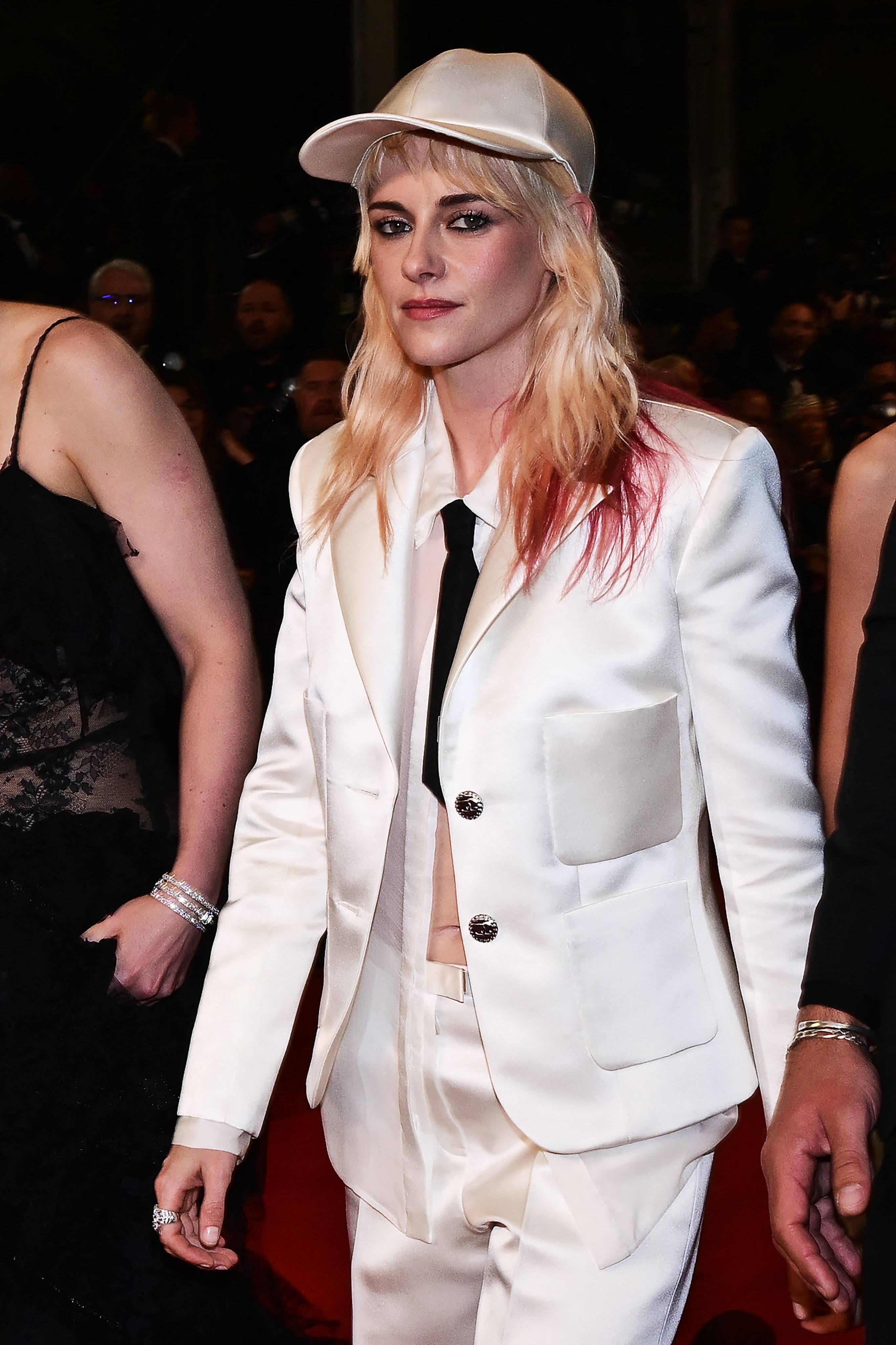 Kristen Stewart arrives for the screening of The Chronology of Water at the Cannes Film Festival. Photo: AFP