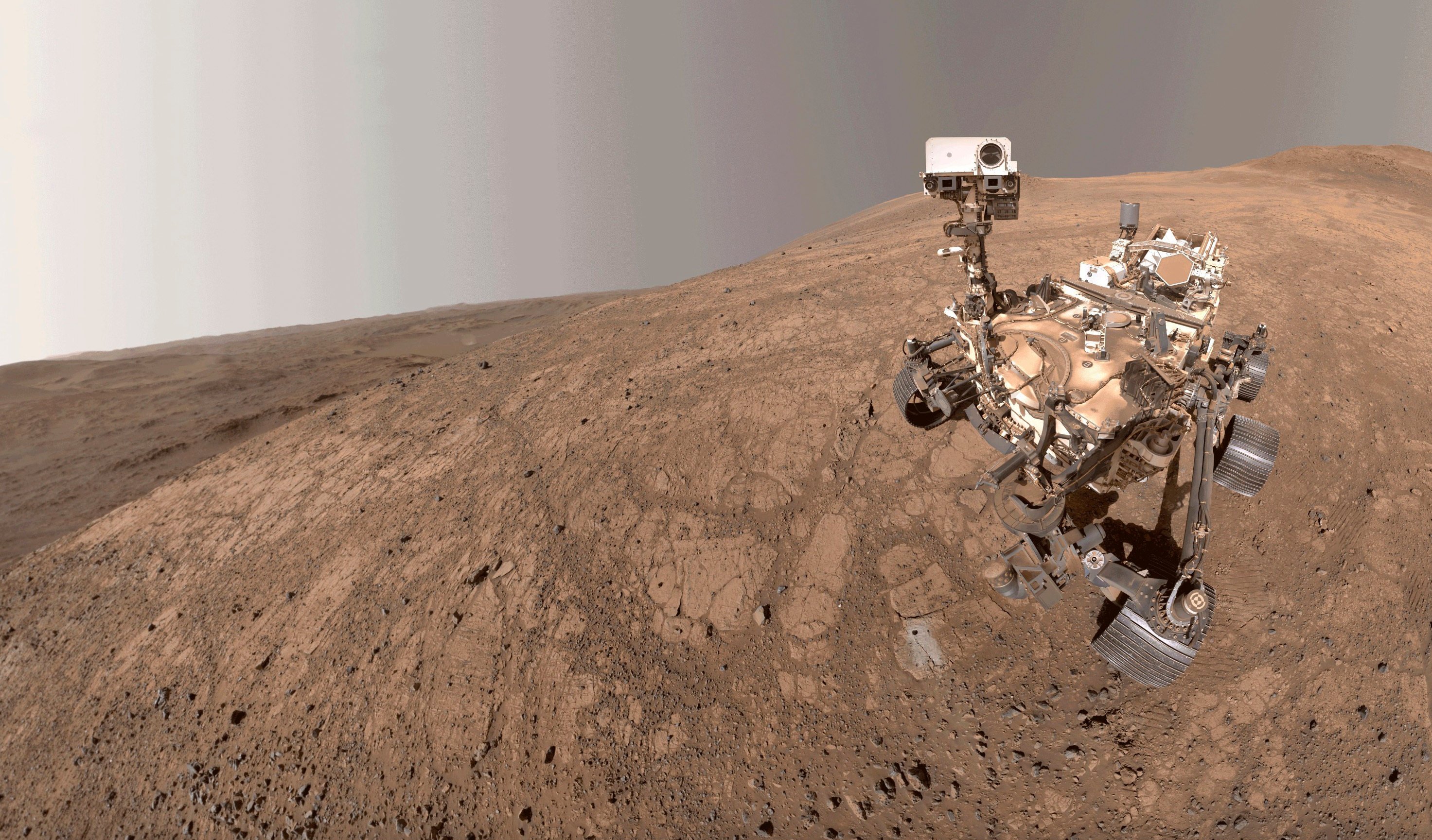 Perseverance takes a selfie on Mars on May 10. Image: Nasa via AP