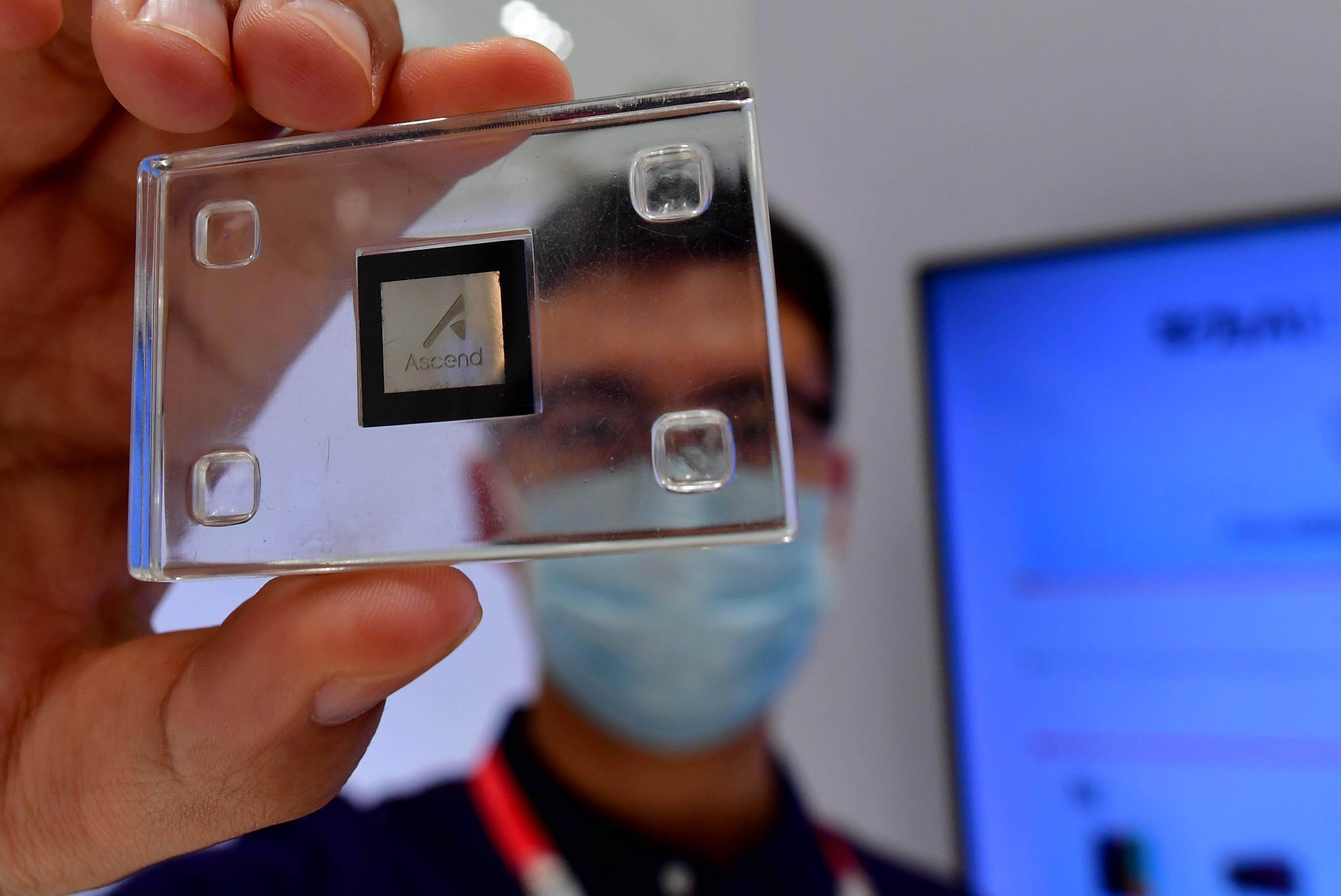 The US ban on the global use of advanced Chinese microchips specifically references Ascend chips made by tech giant Huawei Technologies. Photo: Getty Images
