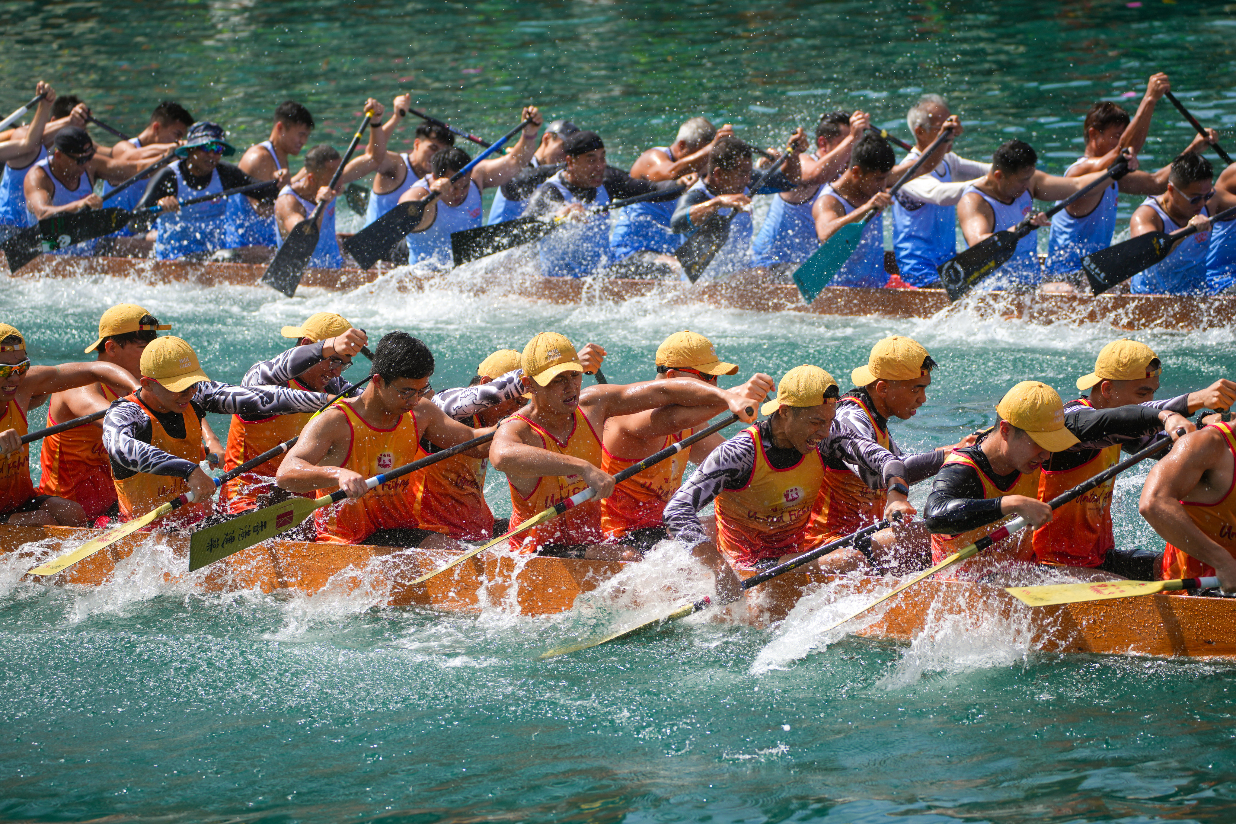 The Dragon Boat Festival in Hong Kong is a vibrant celebration featuring thrilling boat races. Photo: Sam Tsang