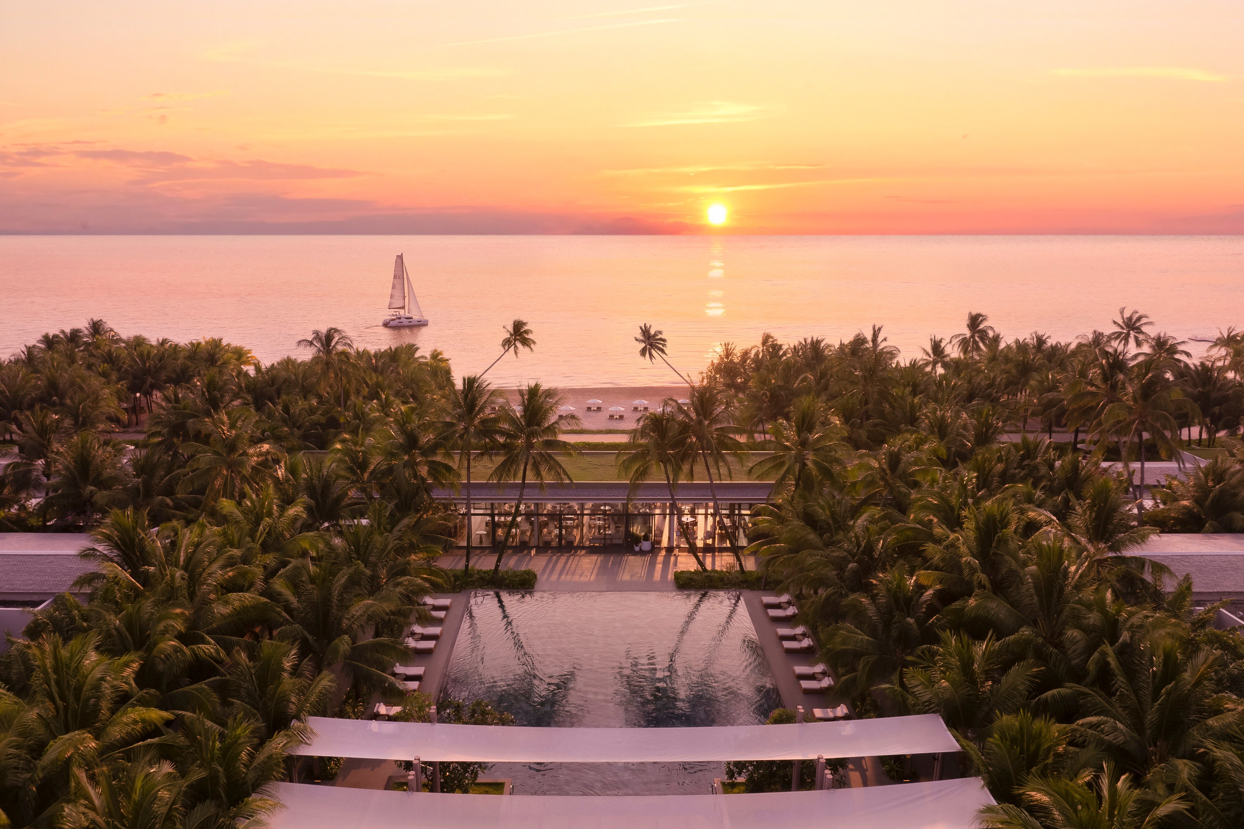 Tranquil shores offering serene sunset views from the Regent Phu Quoc. Photo: Handout