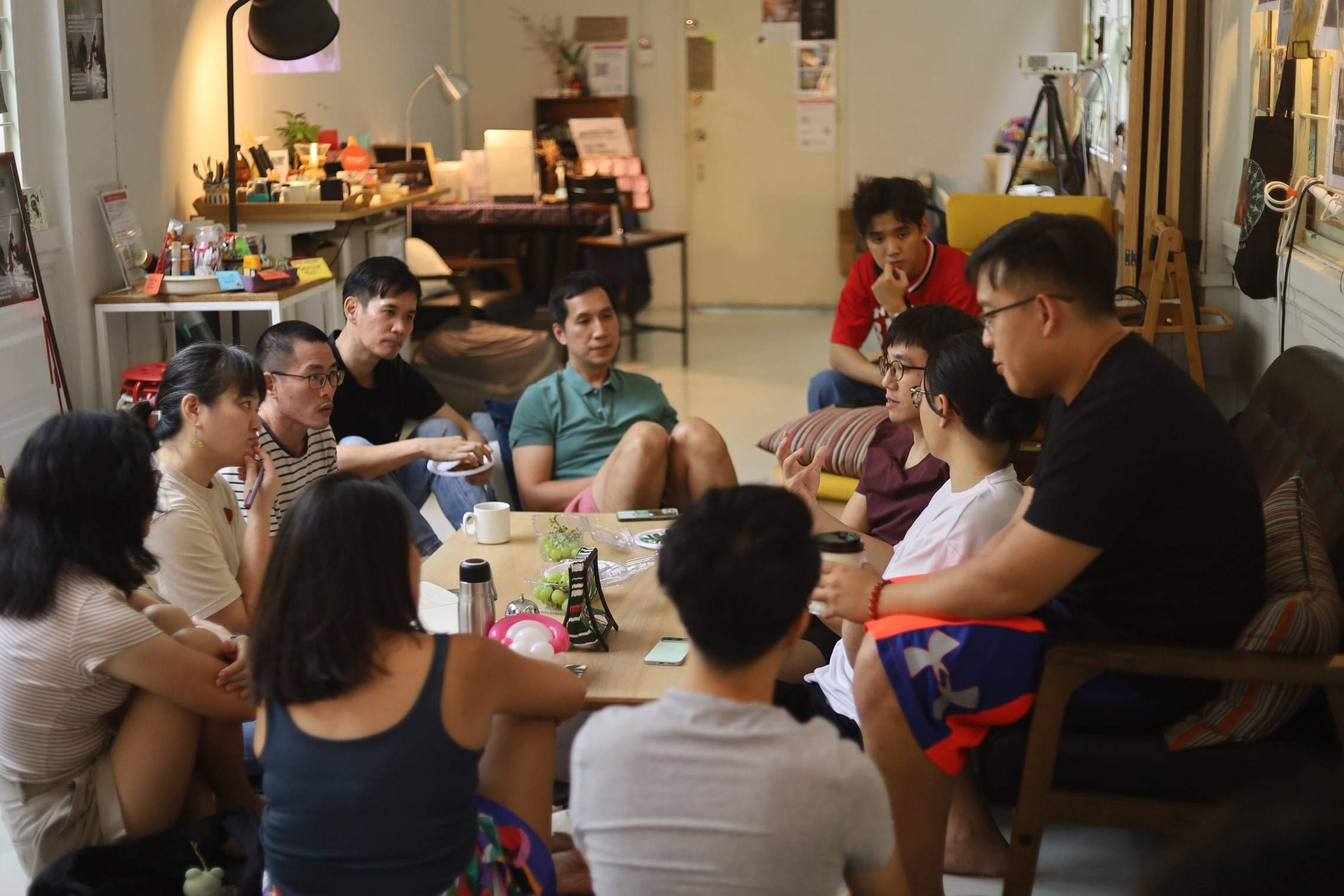 Stranger Conversations, with a space in Chinatown, is now a gathering place for people seeking what it means to live a more intentional life. Photo: Ang Jin Shaun