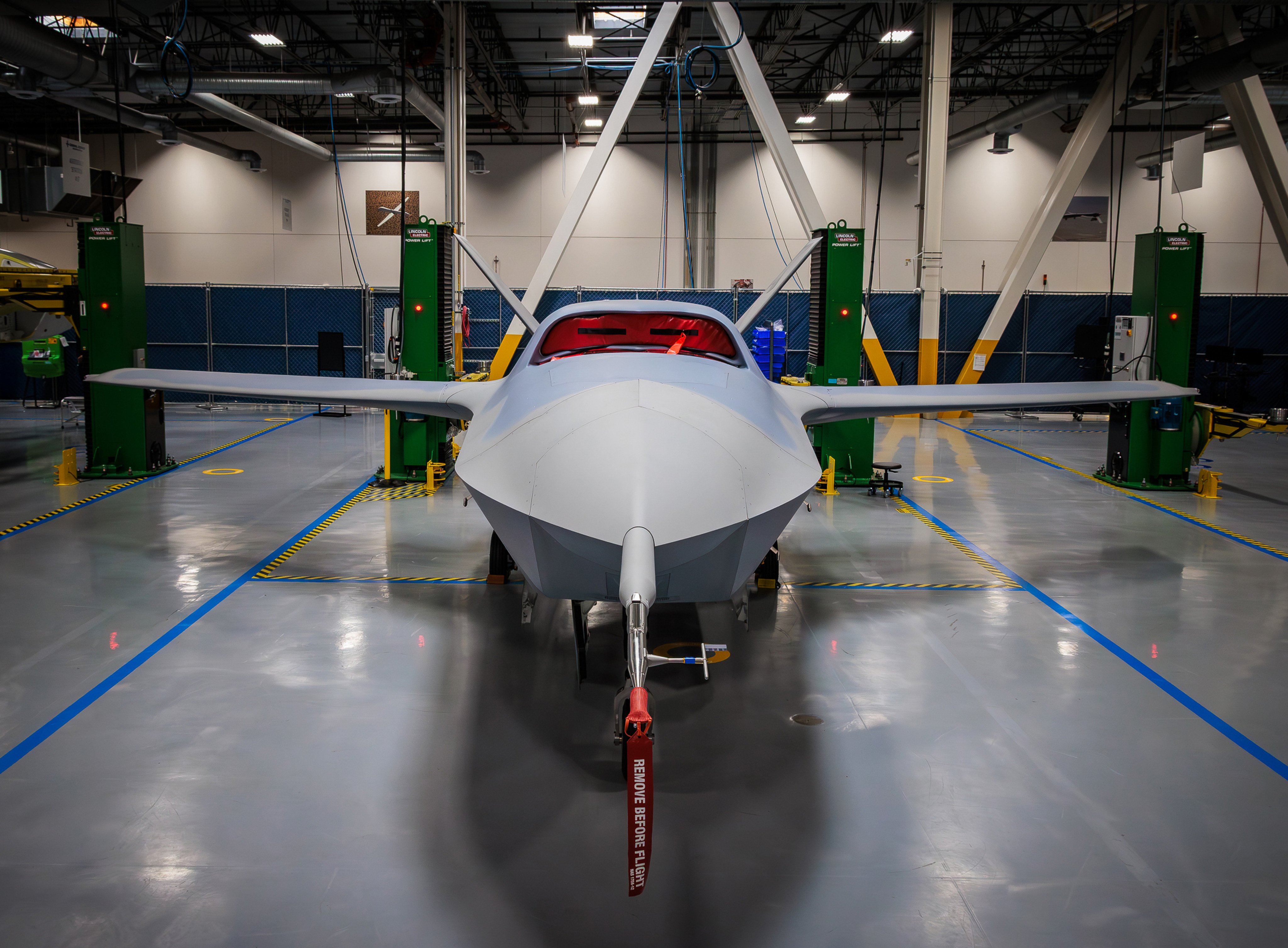 The YFQ-42A drone is being developed as part of the US Air Force’s collaborative combat aircraft programme. Photo: X/David Allvin