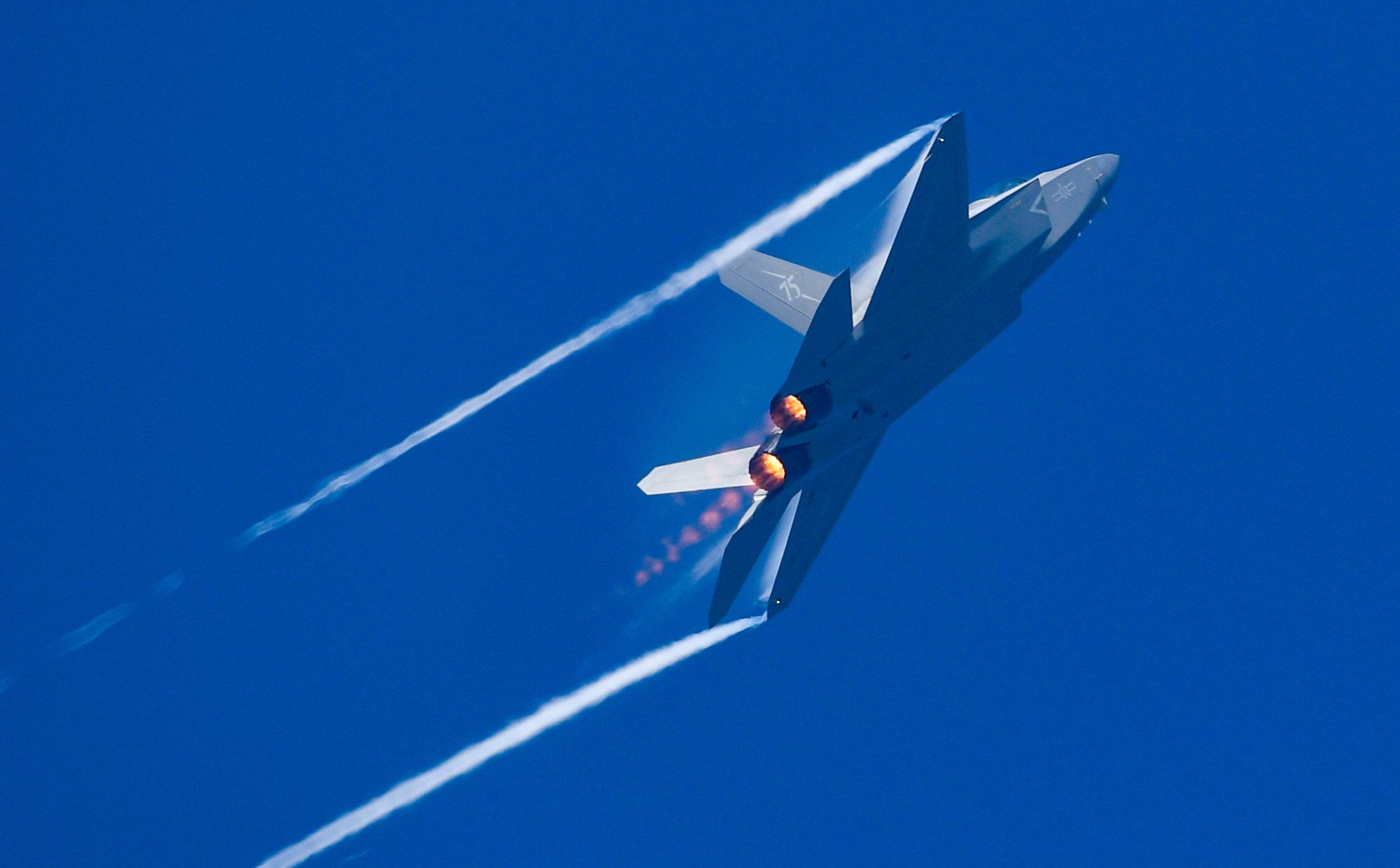 A Chinese J-35A stealth fighter jet performs during Airshow China in Zhuhai last year. Photo: Xinhua A Chinese J-35A stealth fighter jet performs during Airshow China in Zhuhai last year. Photo: Xinhua