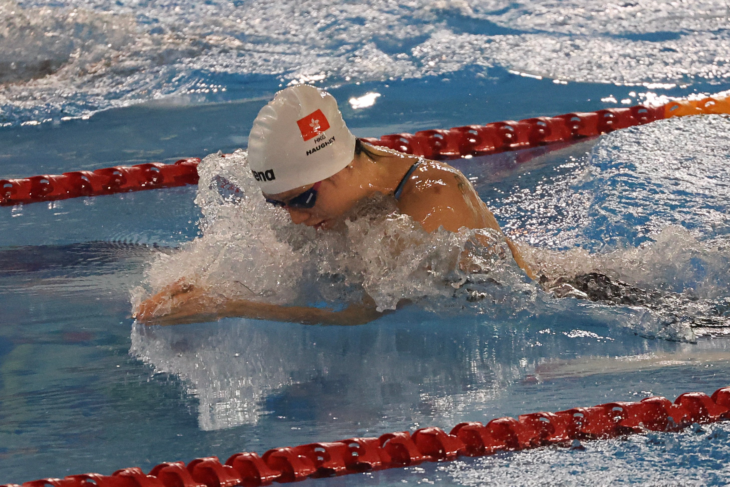 Siobhan Haughey took silver in the 200m freestyle in the Mare Nostrum stop in Barcelona. Photo: Edmond So