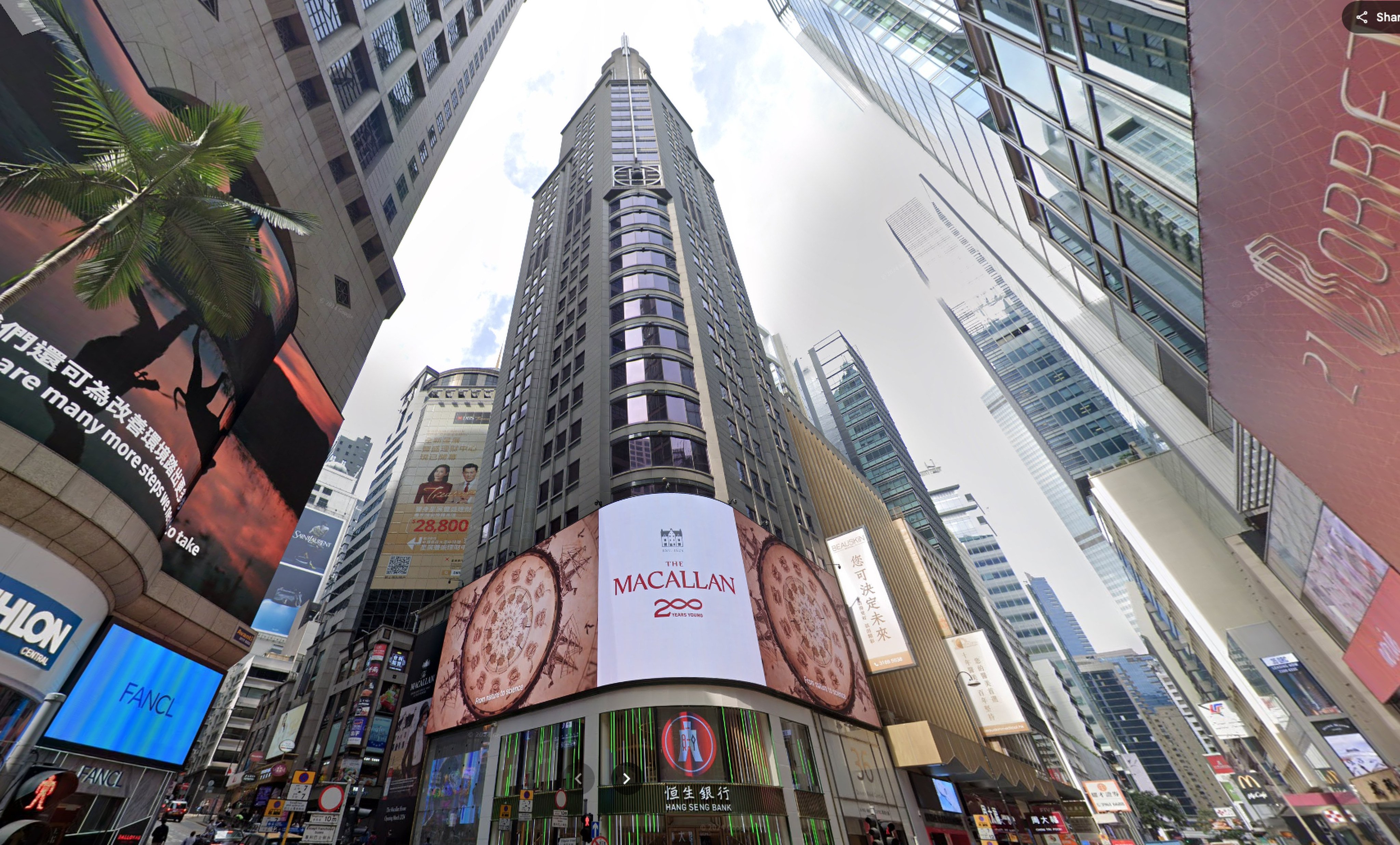 The Hing Wai Building in Central. Photo: Google