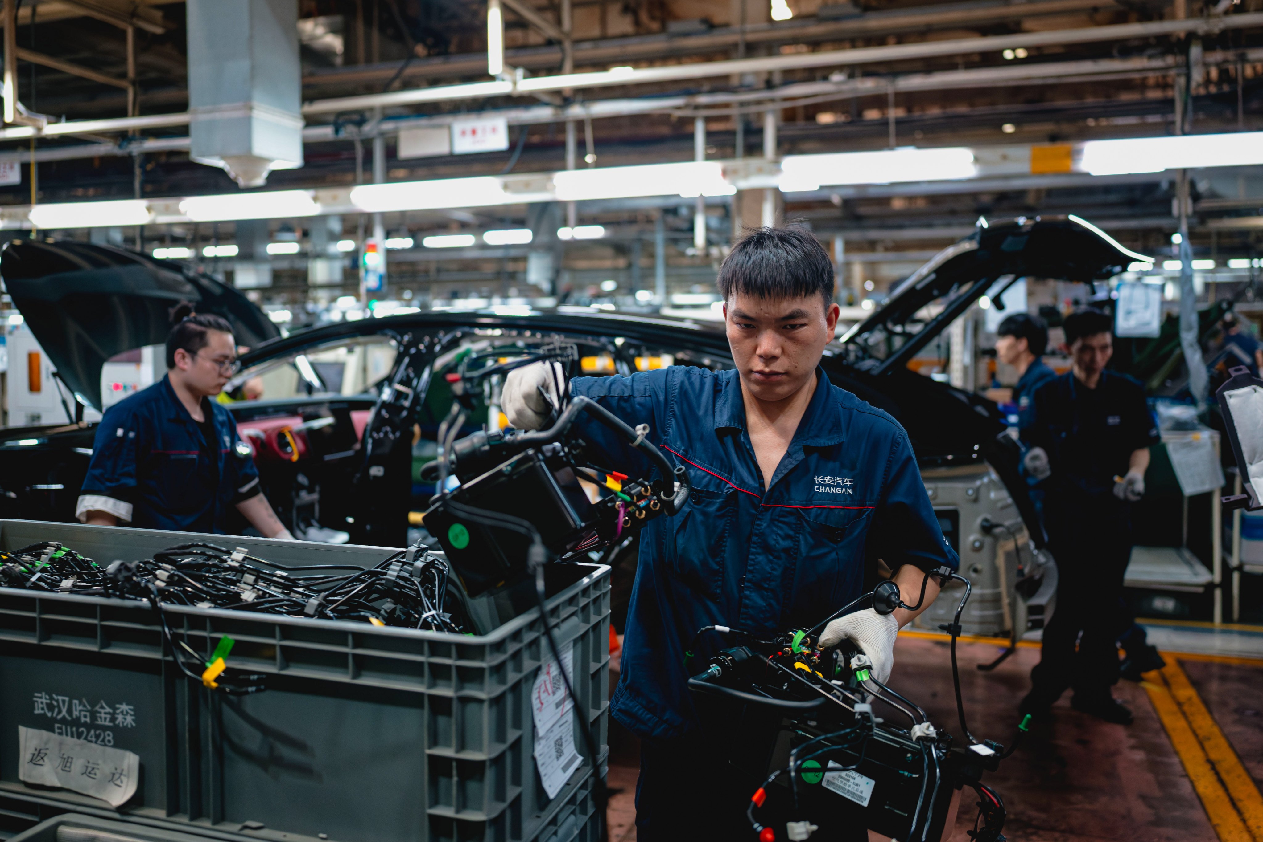 While the US is imposing high tariffs on friend and foe alike, nominally communist China has been promoting free trade and defending globalisation. Photo: EPA