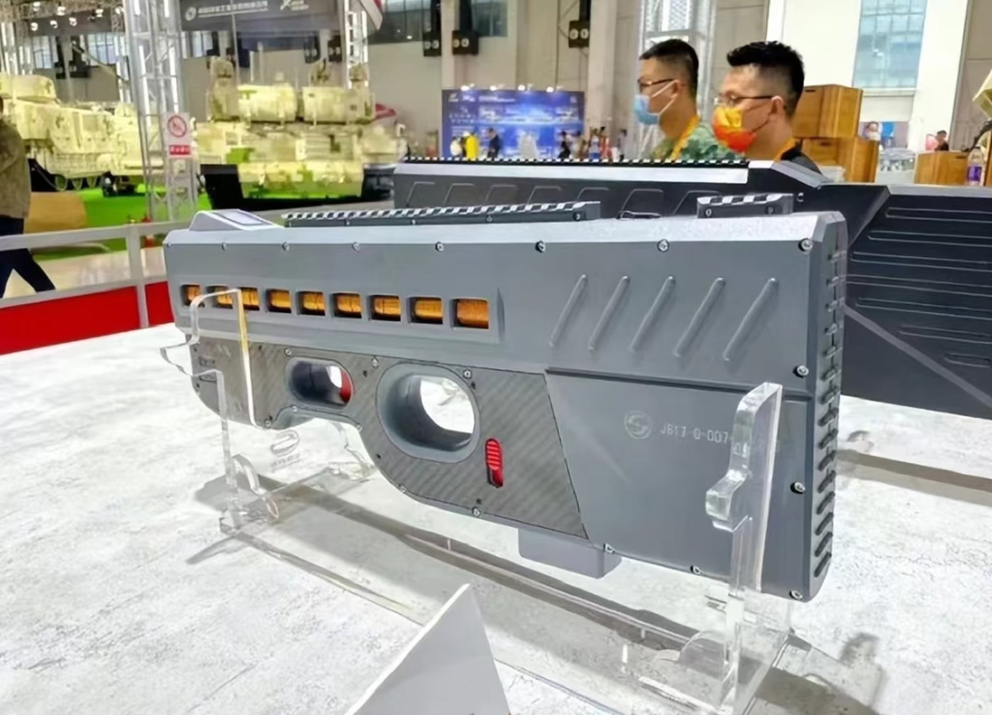 The technology was originally unveiled in 2023 and developed as a non-lethal weapon to be used in riot control. Photo: CCTV The technology was originally unveiled in 2023 and developed as a non-lethal weapon to be used in riot control. Photo: CCTV
