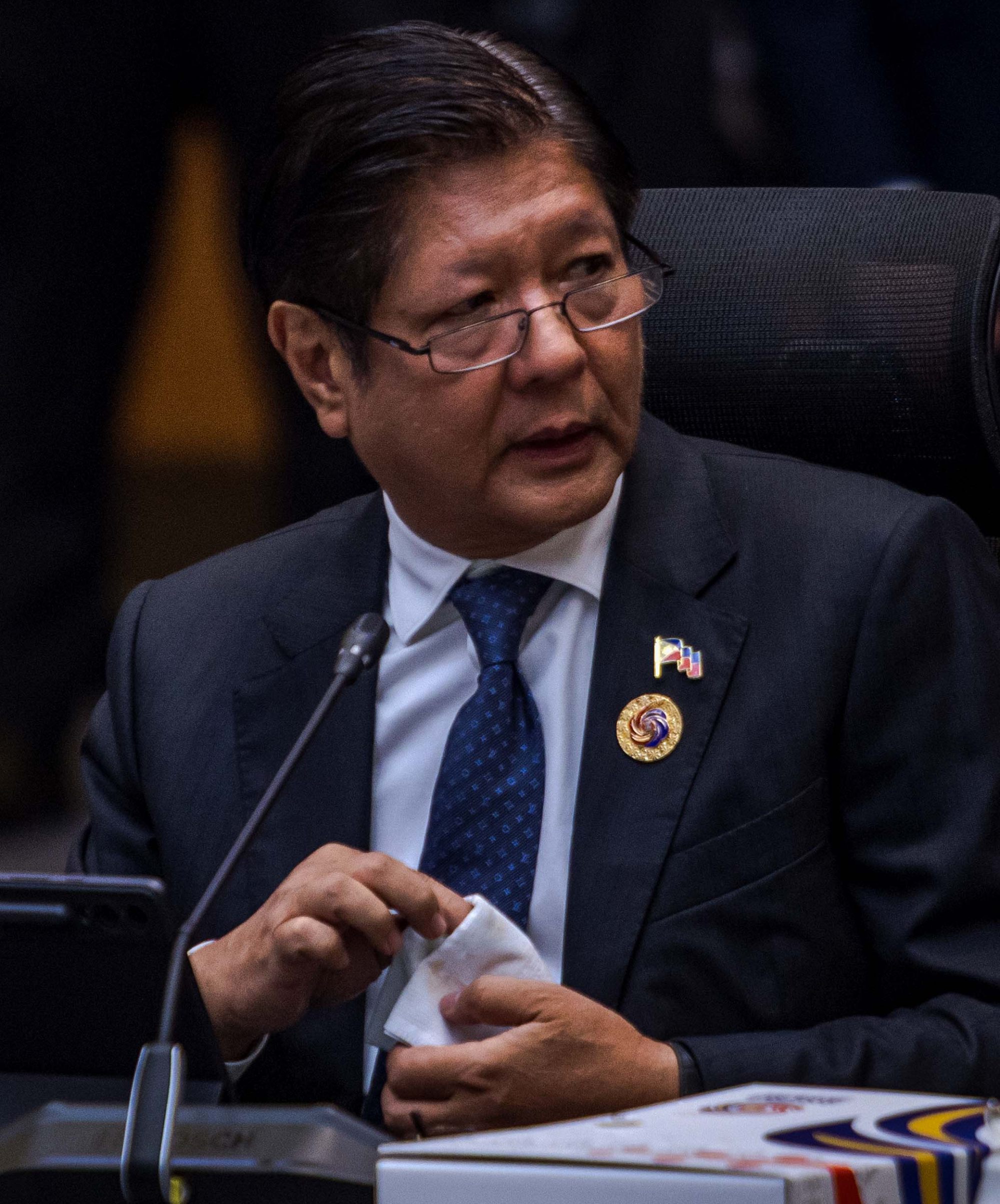 Philippines President Ferdinand Marcos Jnr at the 46th Asean Summit in Kuala Lumpur on Monday. Photo: dpa Philippines President Ferdinand Marcos Jnr at the 46th Asean Summit in Kuala Lumpur on Monday. Photo: dpa