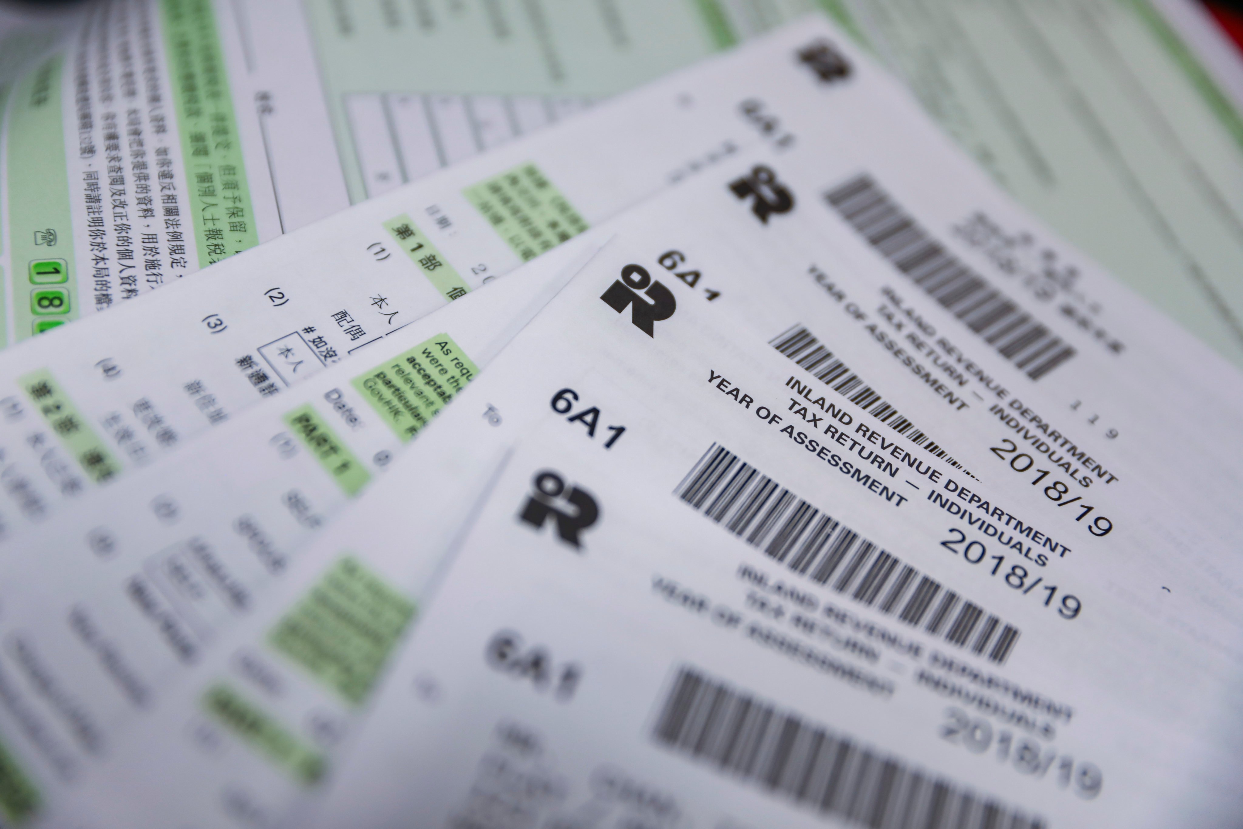 Tax filing season is under way in Hong Kong with June 2 the deadline for most residents. Photo: K. Y. Cheng