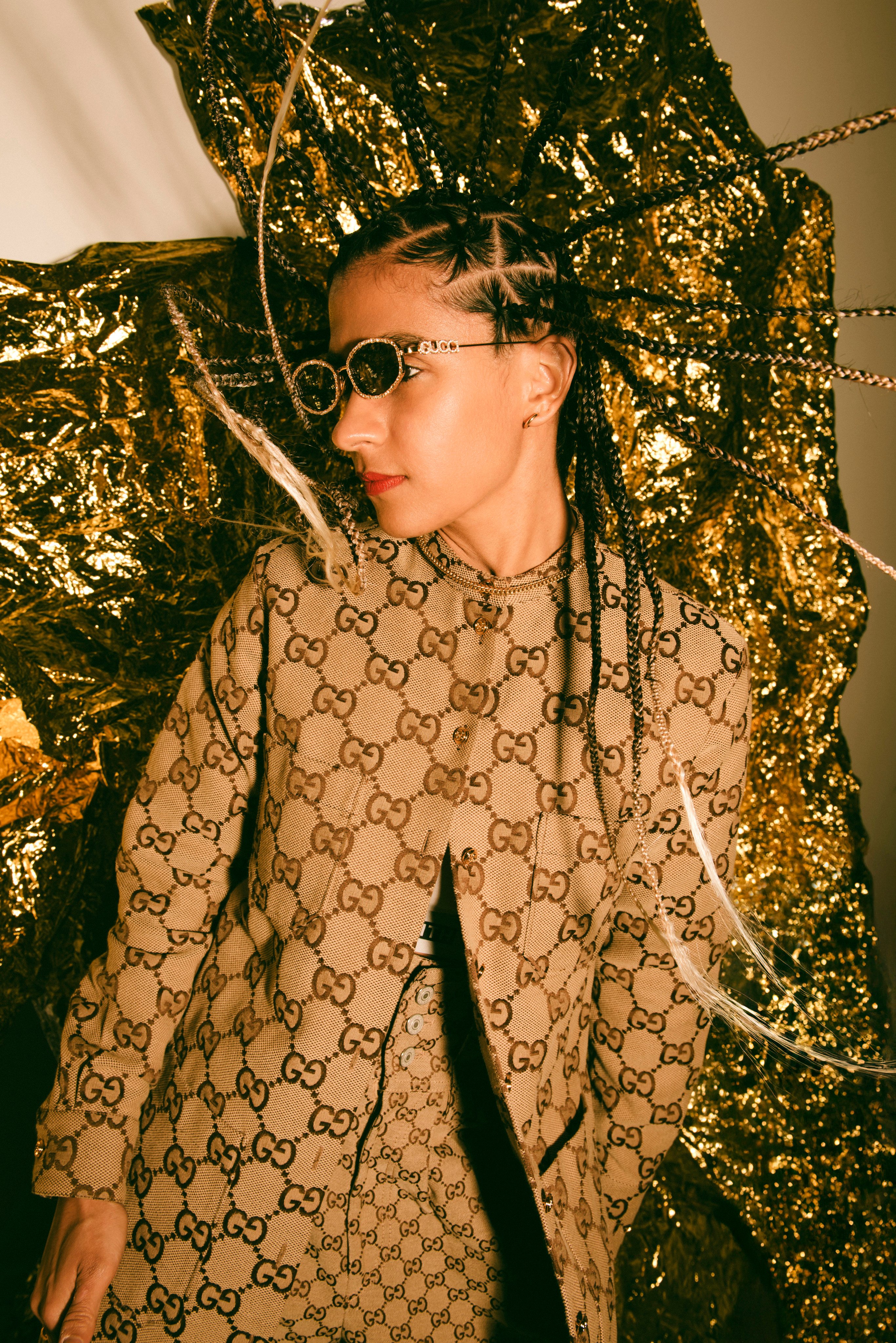Known for her vibrantly percussive electronic music, musician and activist Madame Gandhi, aka Kiran Gandhi, turned to nature for her 2025 album Let Me Be Water. Photo: Lindsey Byrnes