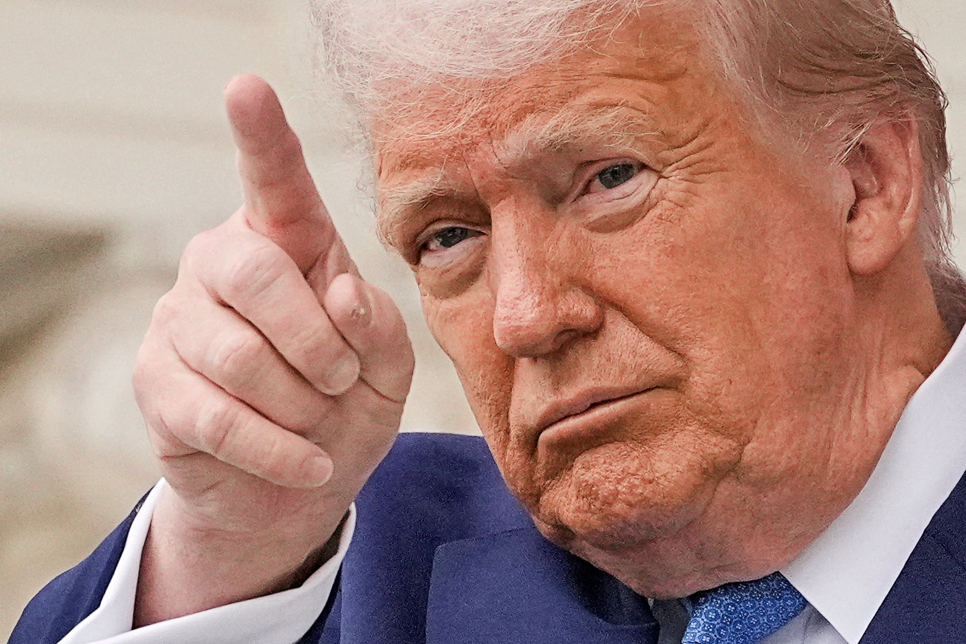 Donald Trump is shrinking the size of the National Security Council as part of a wider shake-up of the federal government. Photo: Reuters