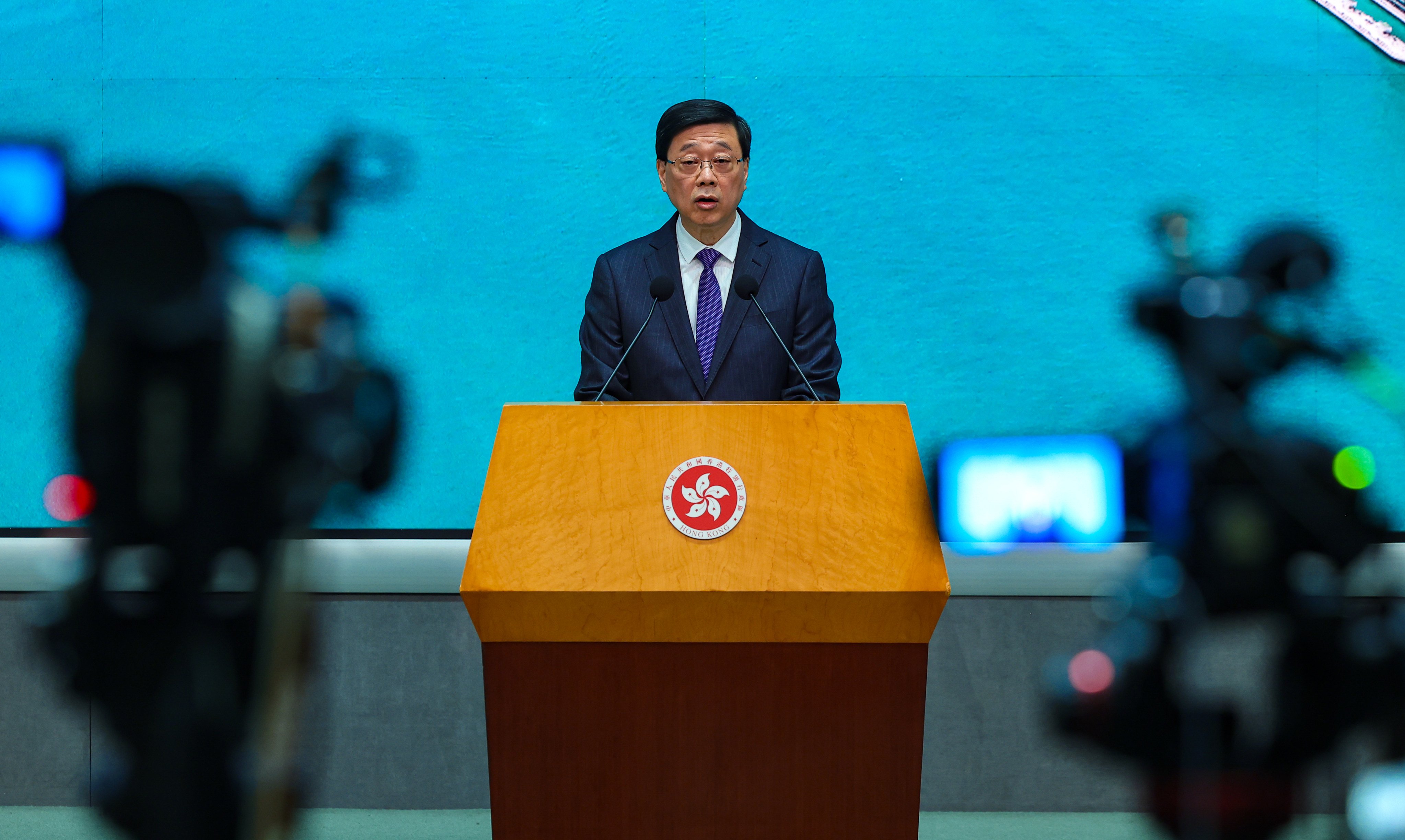 Chief Executive John Lee has said that no one has a special privilege to break the law through tax evasion. Photo: Edmond So