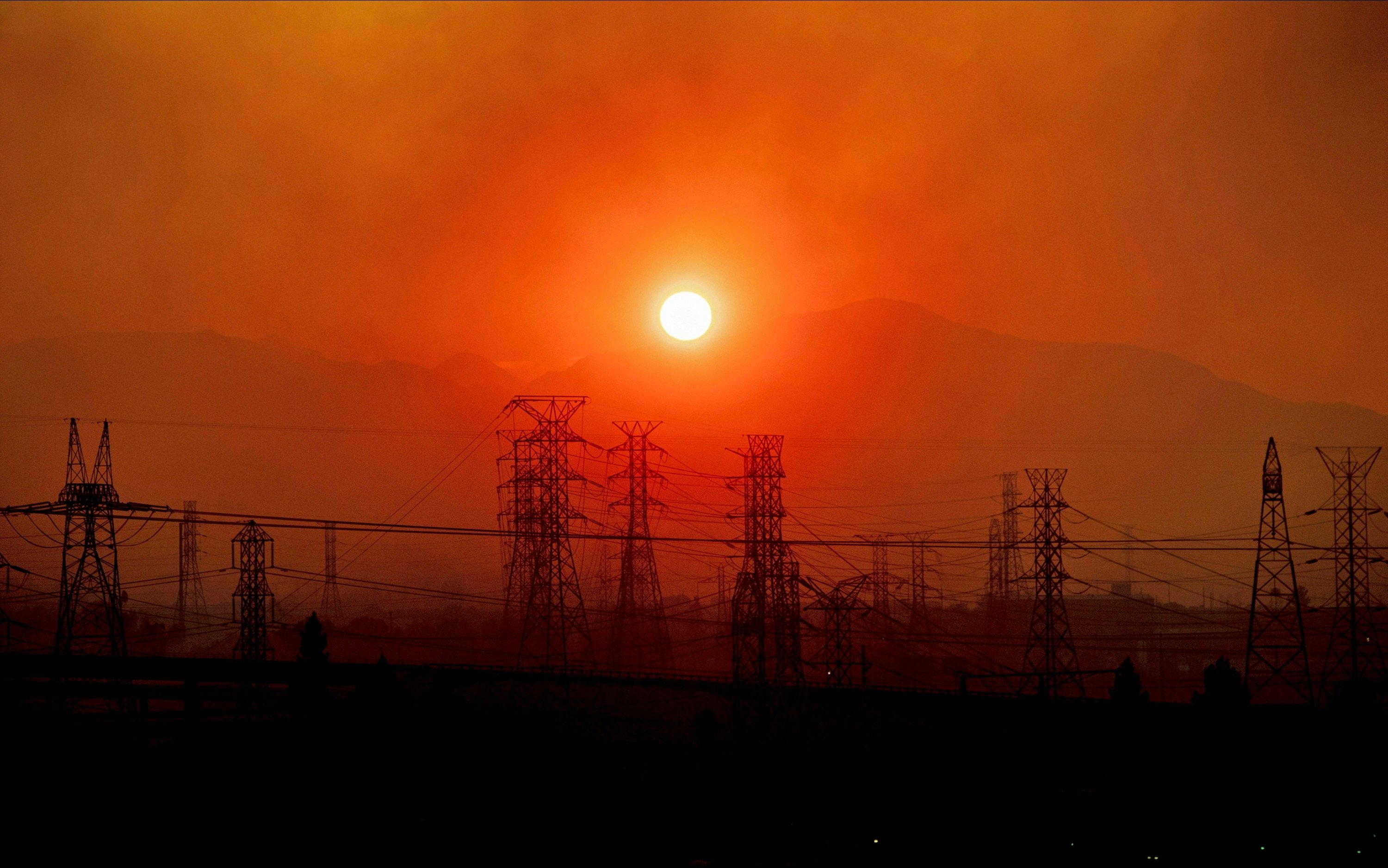 Scientists warn of an increased frequency of wildfires and other extreme events. File photo: AP
