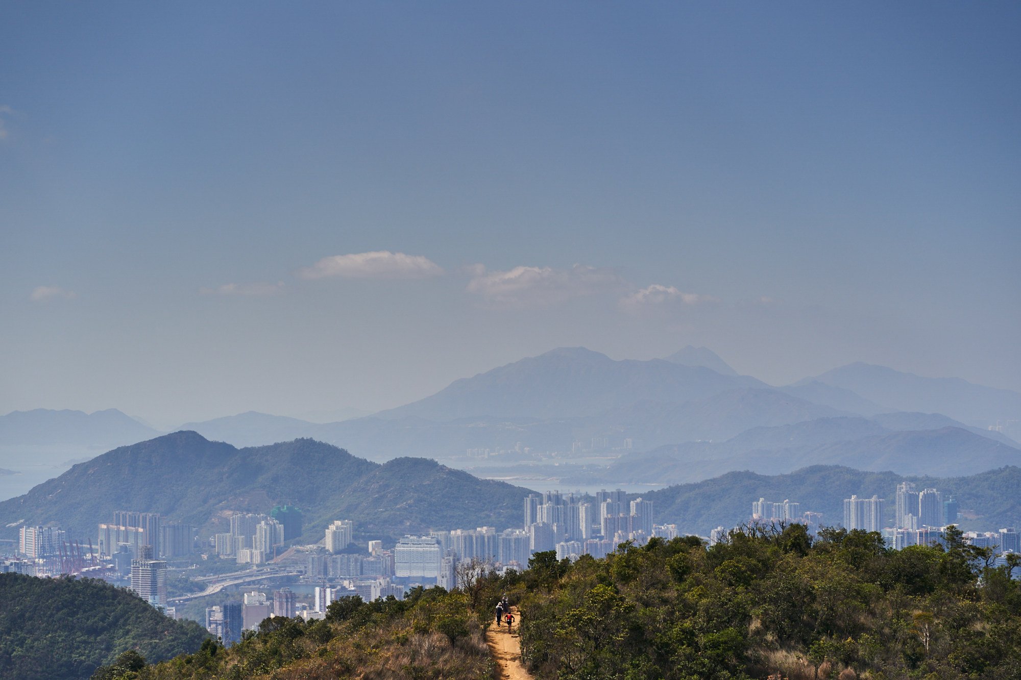 “Four Trails” producer Ben Lee said he wanted to highlight Hong Kong’s greenery and skyline. Photo: Edko Films Ltd