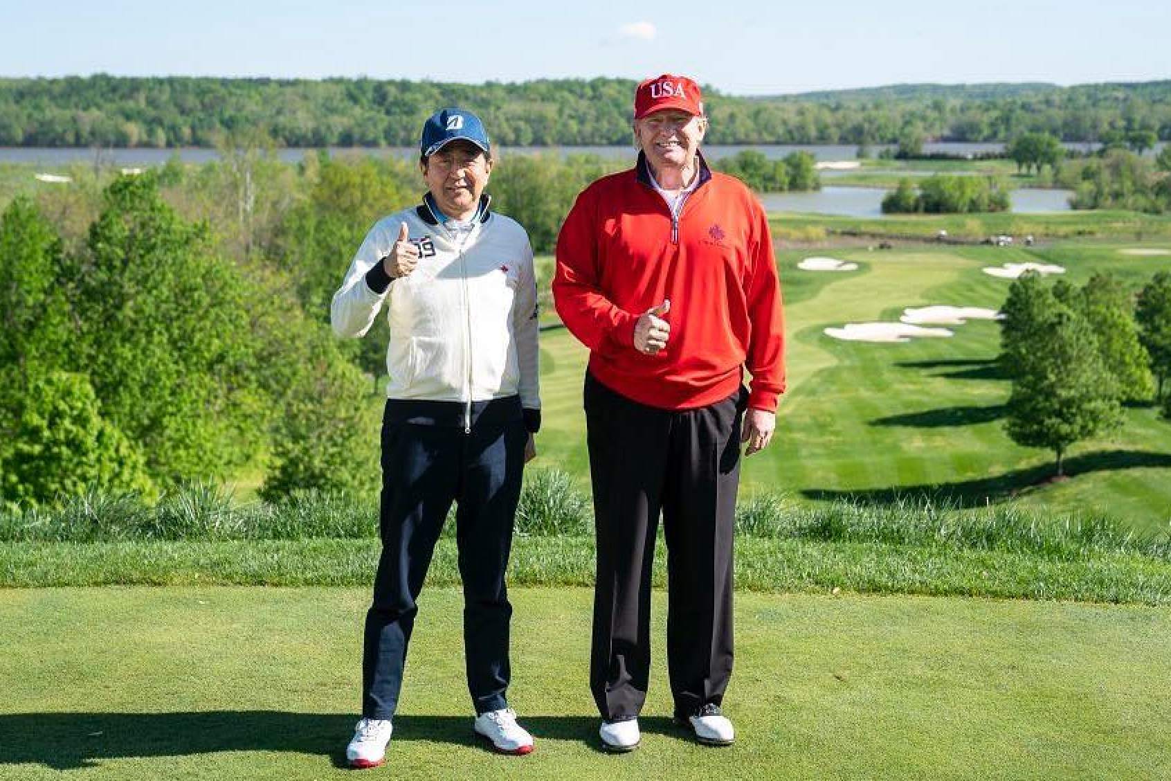 Trump used to call Japan’s former prime minister Shinzo Abe (left) his friend. Photo: Instgram/realdonaldtrump Trump used to call Japan’s former prime minister Shinzo Abe (left) his friend. Photo: Instgram/realdonaldtrump